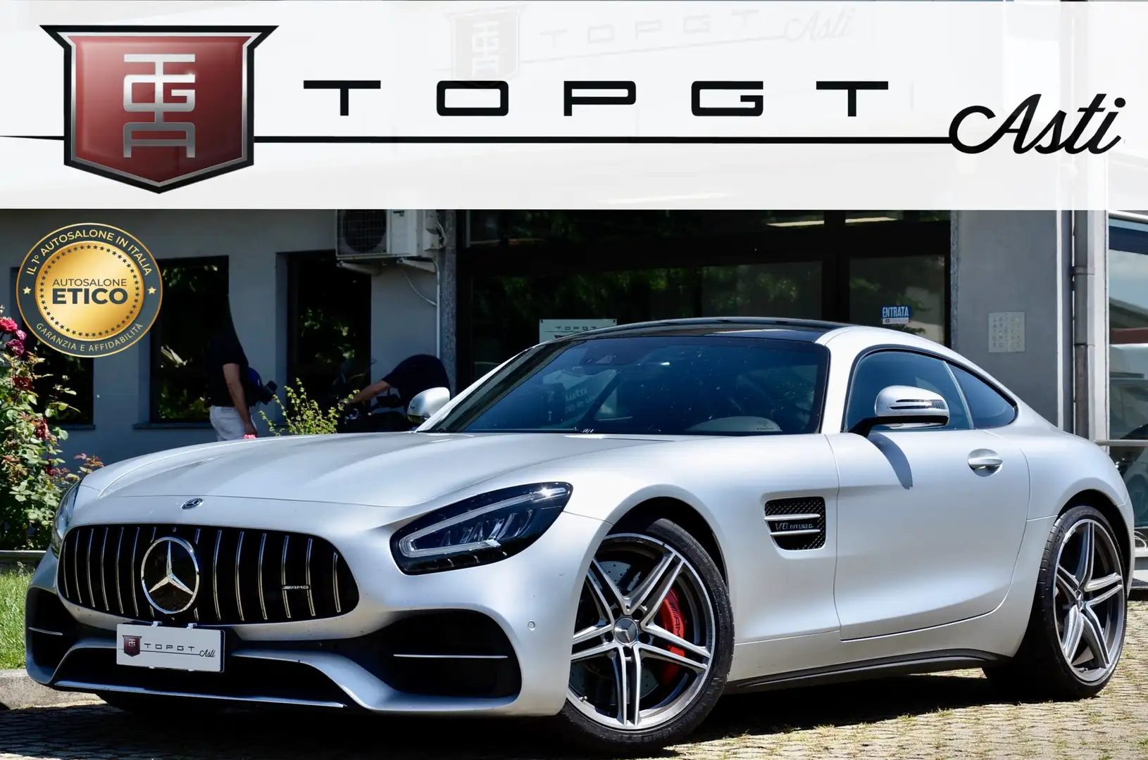Mercedes-Benz AMG GT 4.0 S 522cv auto ULTIMO RESTYLING, TETTO, PERMUTE Argento - 1