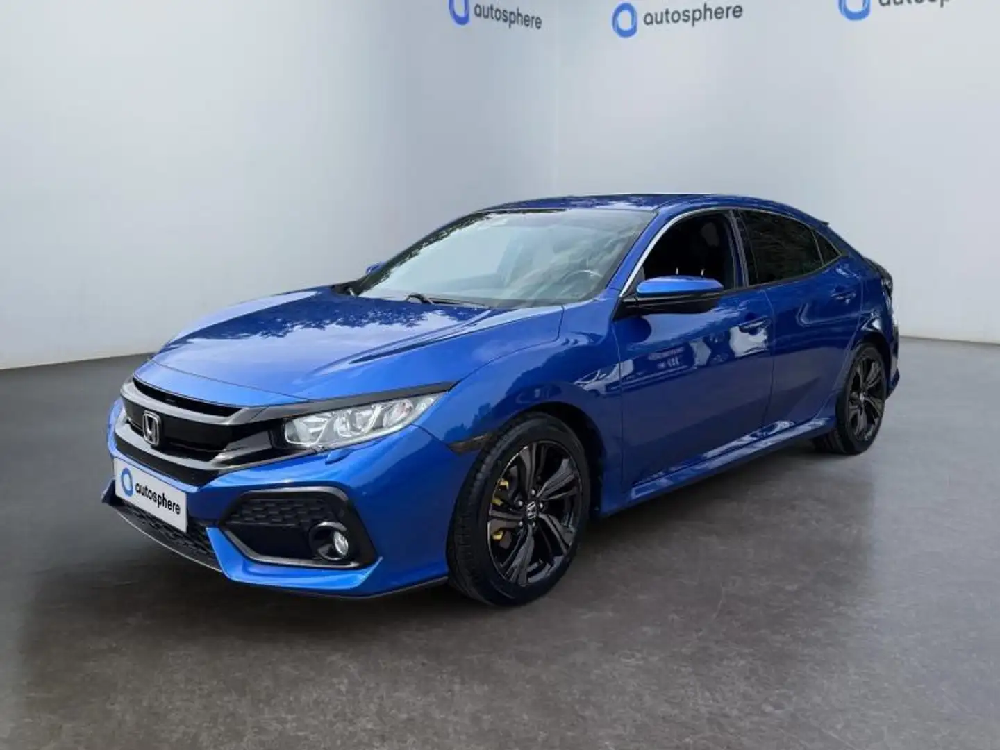 Honda Civic Sport*CAMERA*GPS*SIEGES CHAUFF.*++++ Синий - 1