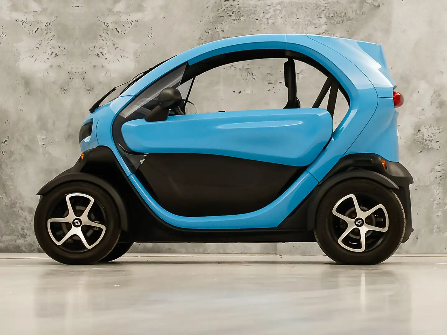 Renault Twizy Life Sport (45 KMH, BROMMER KENTEKEN, LED, ZWART L Blau - 2