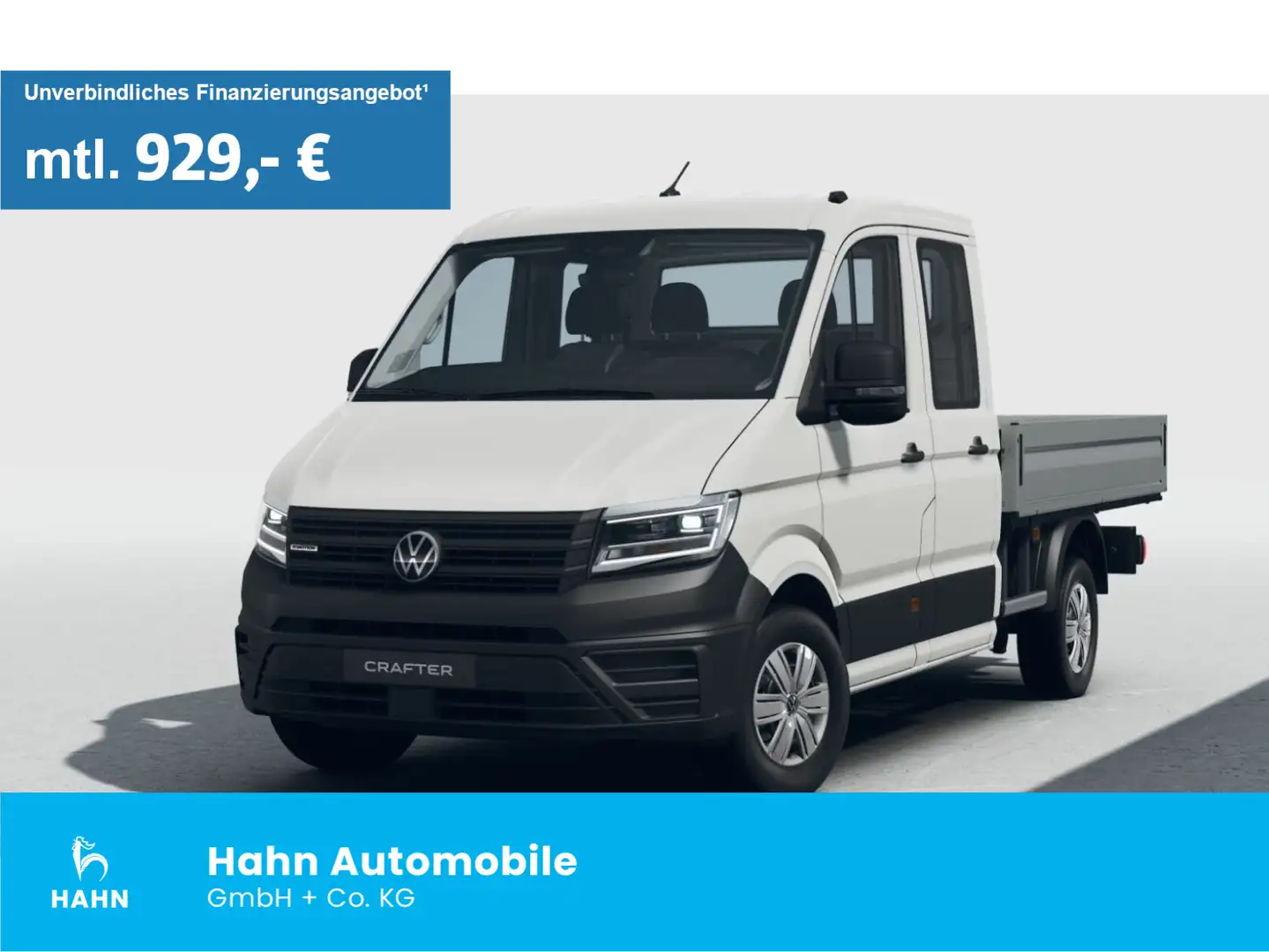 Volkswagen Crafter 35 Fahrgestell Doppelkabine 2,0 Weiß - 1