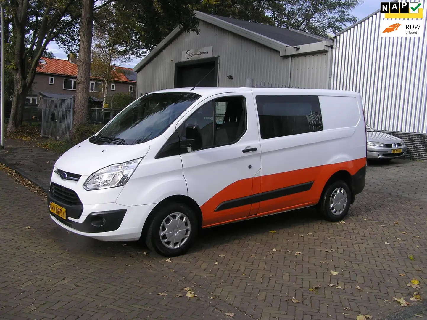 Ford Transit Custom 270 2.0 TDCI L1H1 Trend Dubbel Cabine nap airco Na Blanc - 1