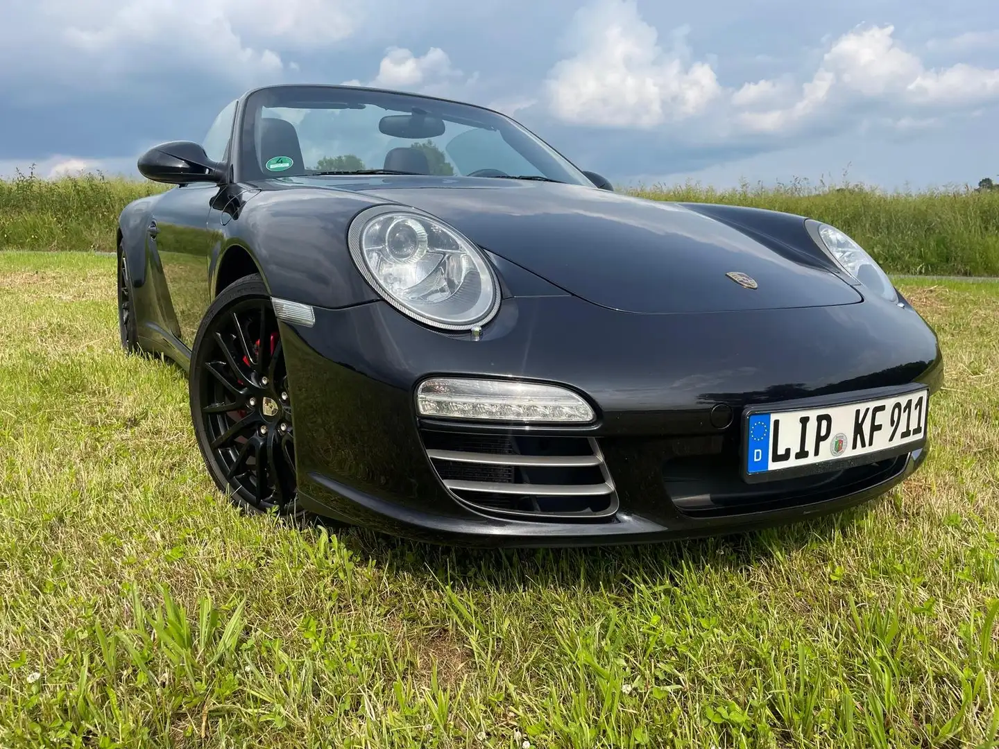 Porsche 997 Carrera 4 S Cabrio Fekete - 2