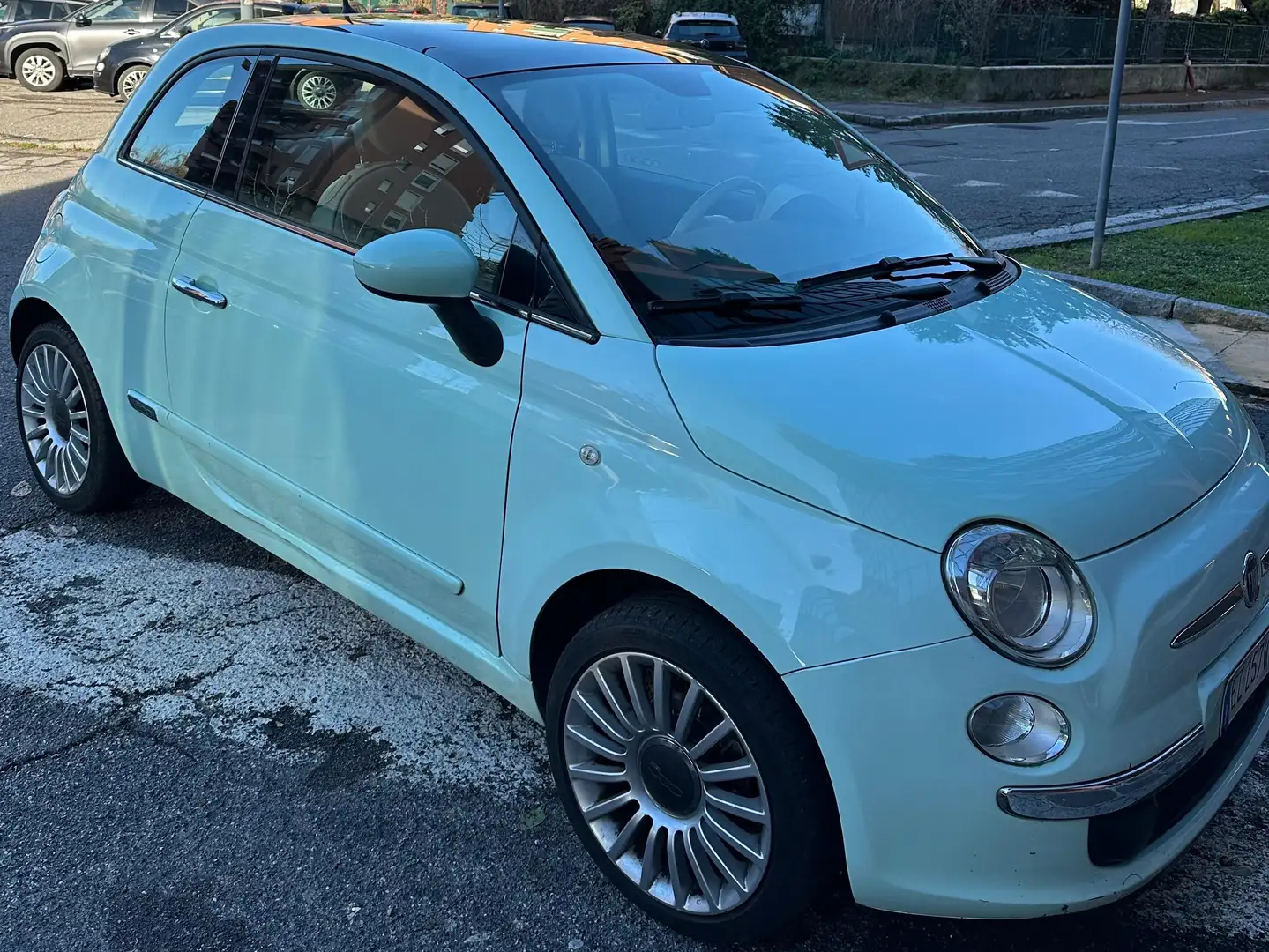 Fiat 500 500 III 1.2 Lounge 69cv my14 Verde - 1