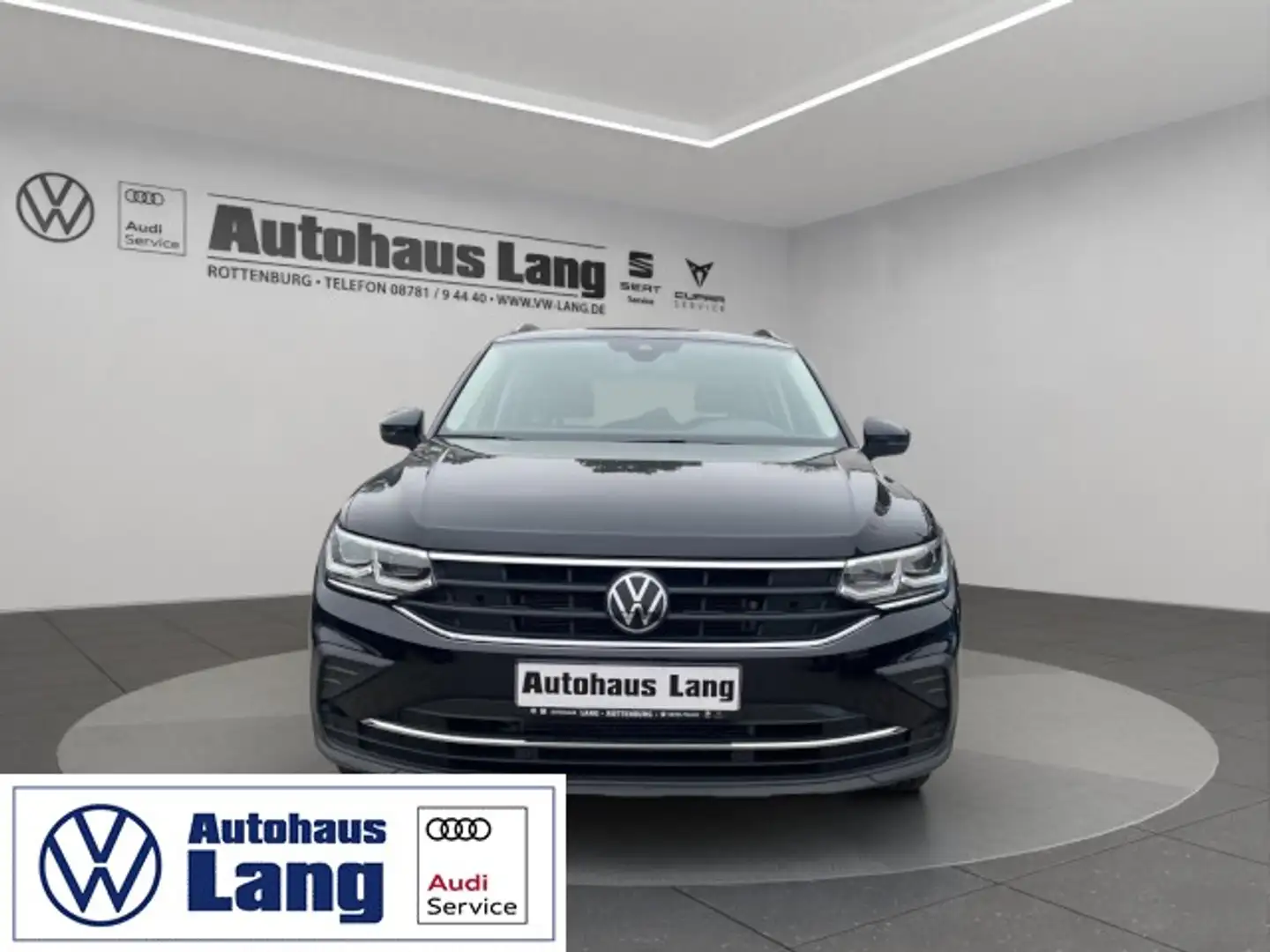 Volkswagen Tiguan 2.0 TDI Life AHK Pano LED Navi AID Rear 8-fach ber Schwarz - 1