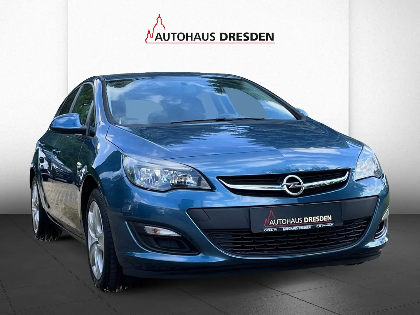 Opel Astra J 1.4 Turbo ecoFlex WINTER-PAKET, KLIMA Blauw - 2