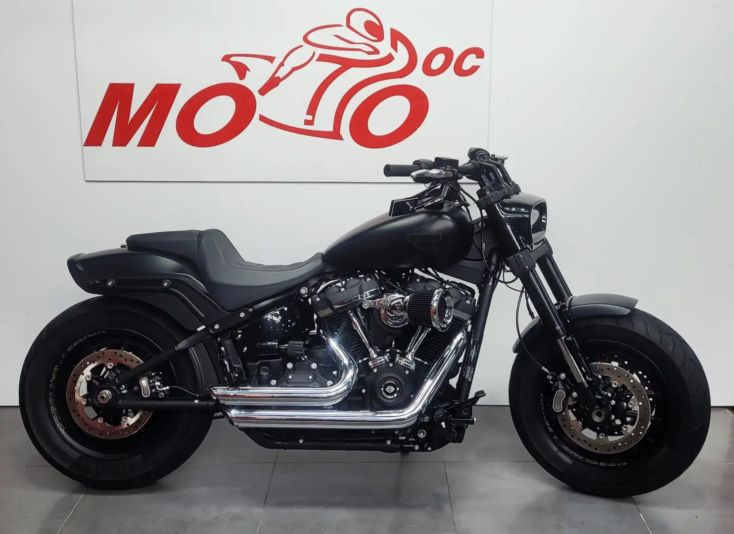 Harley-Davidson Fat Bob 114     ***MOTODOC.BE*** Černá - 1