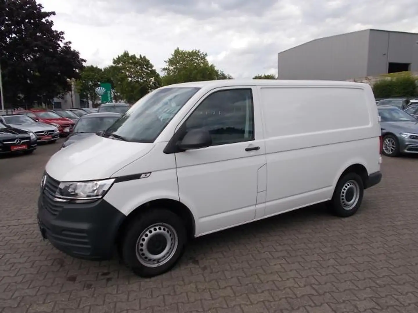 Volkswagen T6.1 Transporter T6 Kasten Klima AHK Allwetter 3Sitze Heckfl Blanc - 1