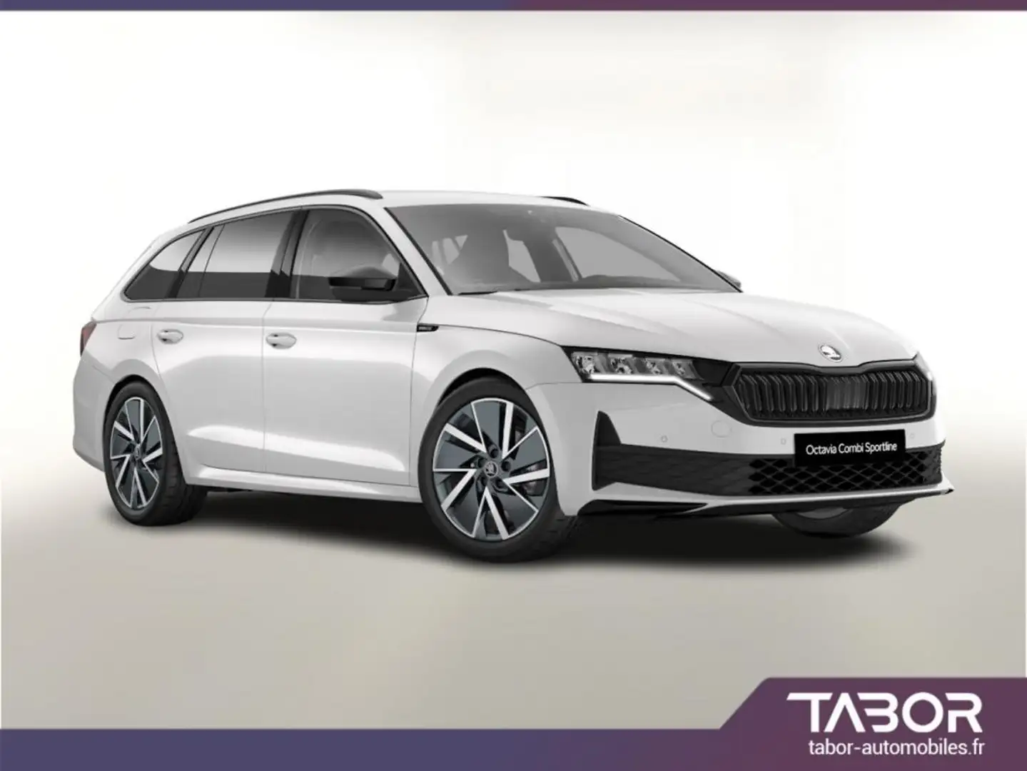 Skoda Octavia Combi TDI DSG Sportl Matrix attel Bianco - 1