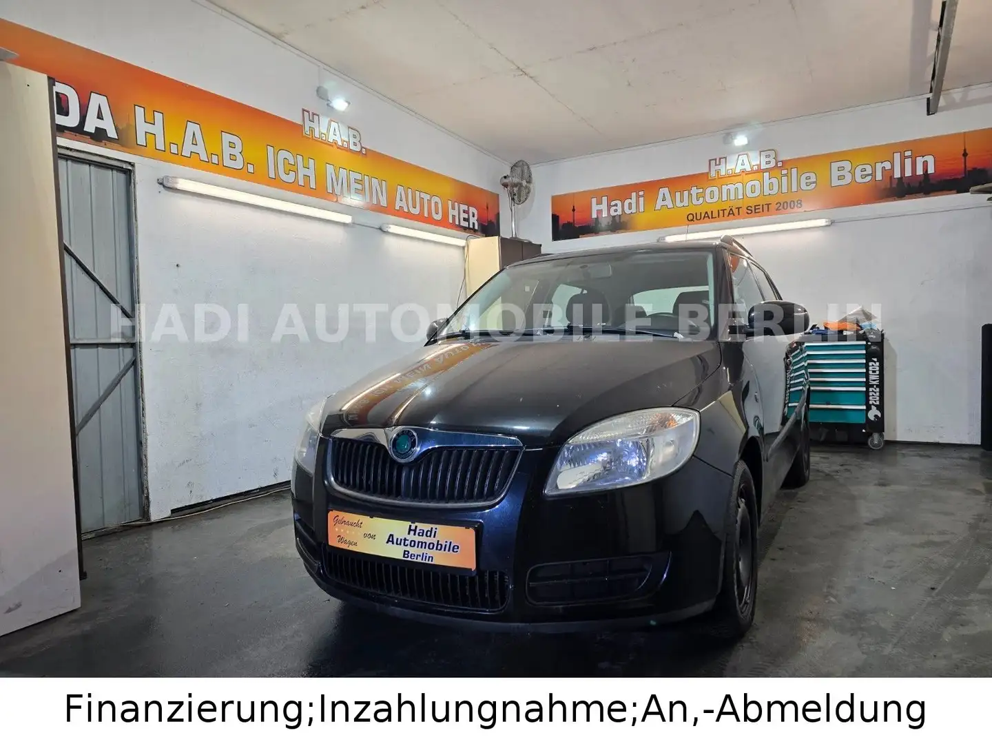 Skoda Fabia Kombi Ambiente 1.4/1.Hand/TÜV Noir - 1