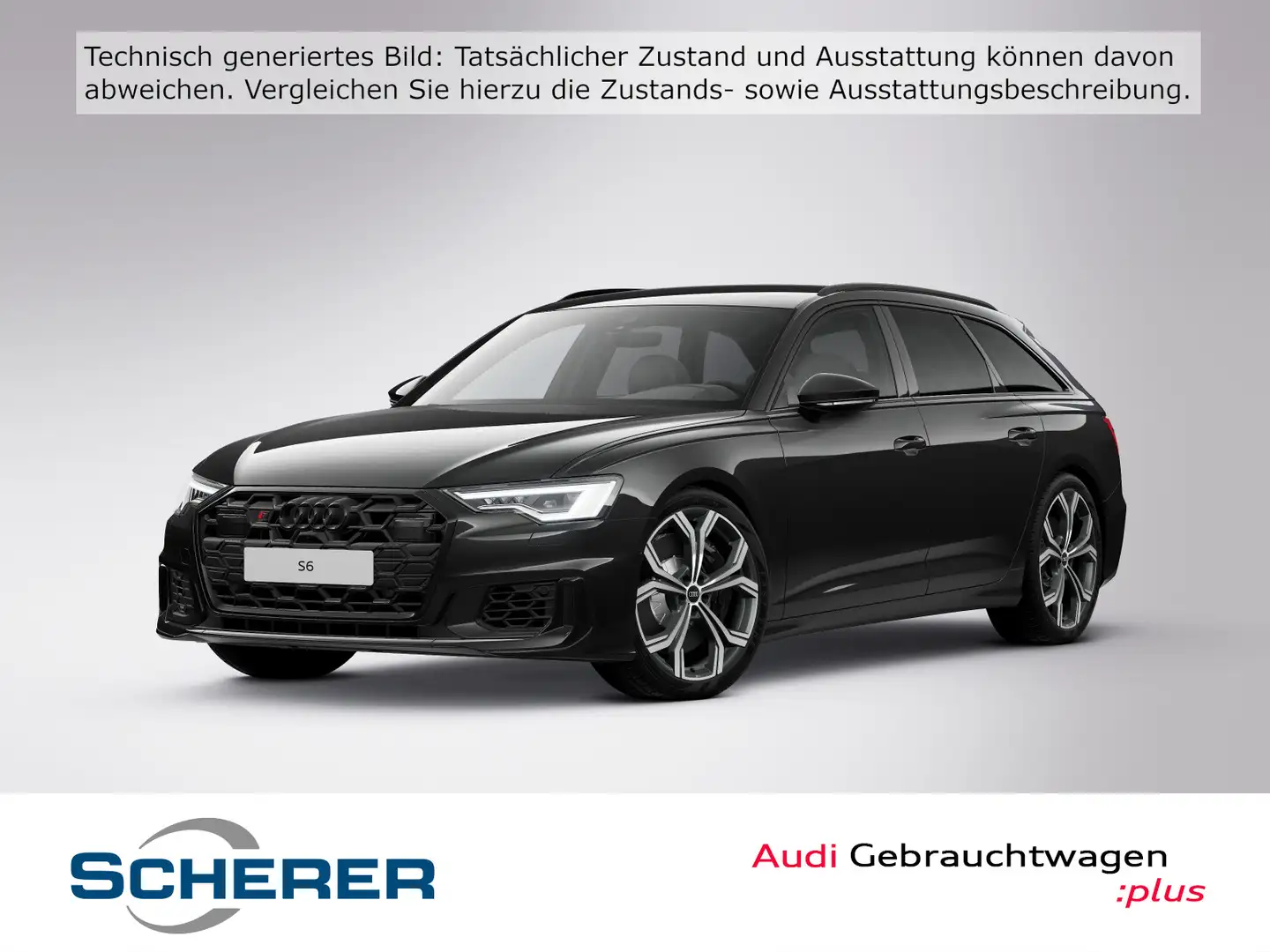 Audi S6 55 TDI quattro tiptronic MATRIX AHK KAM Schwarz - 1