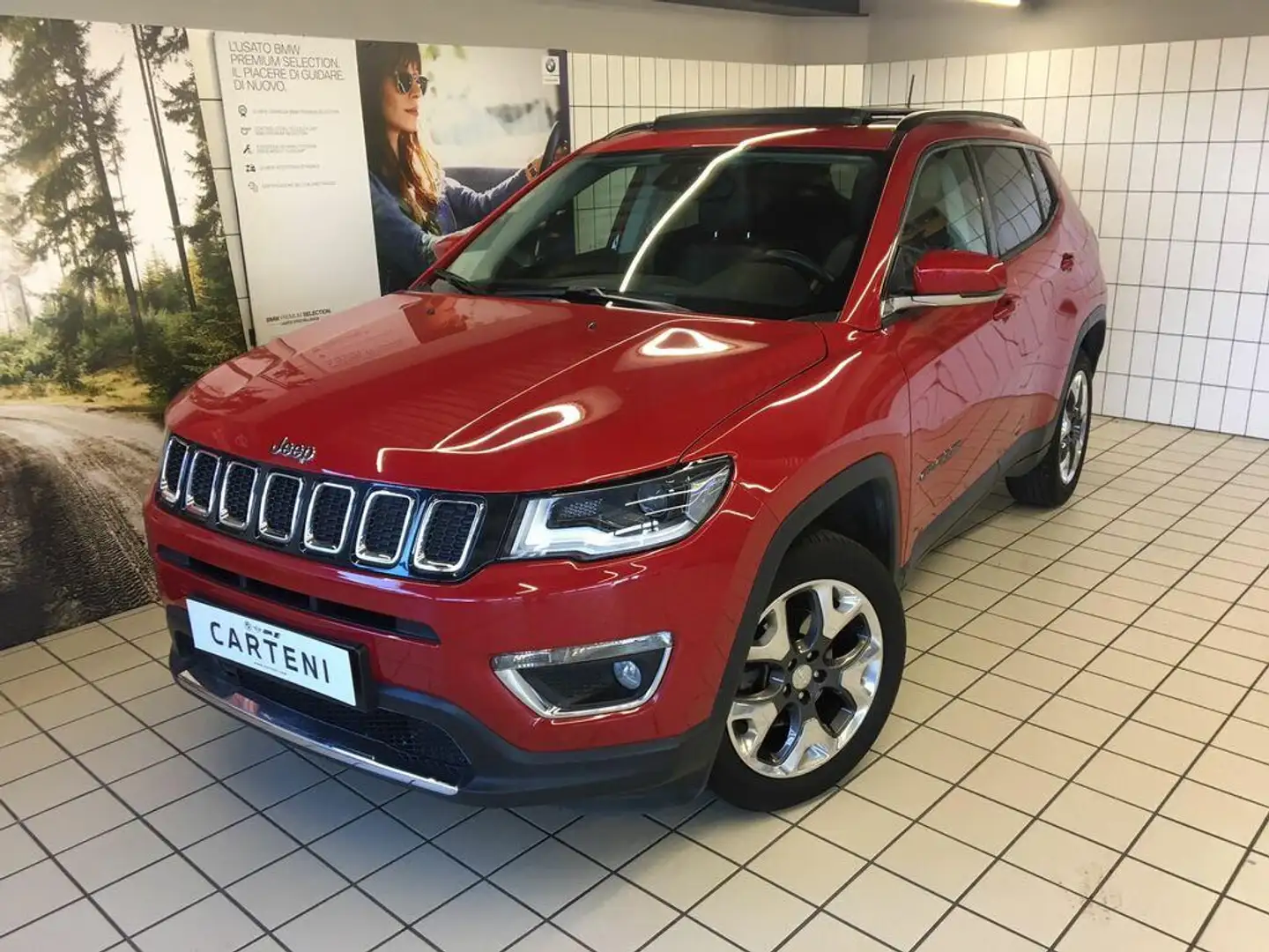 Jeep Compass 1.4 m-air Limited 4wd 170cv auto my19 Rosso - 1