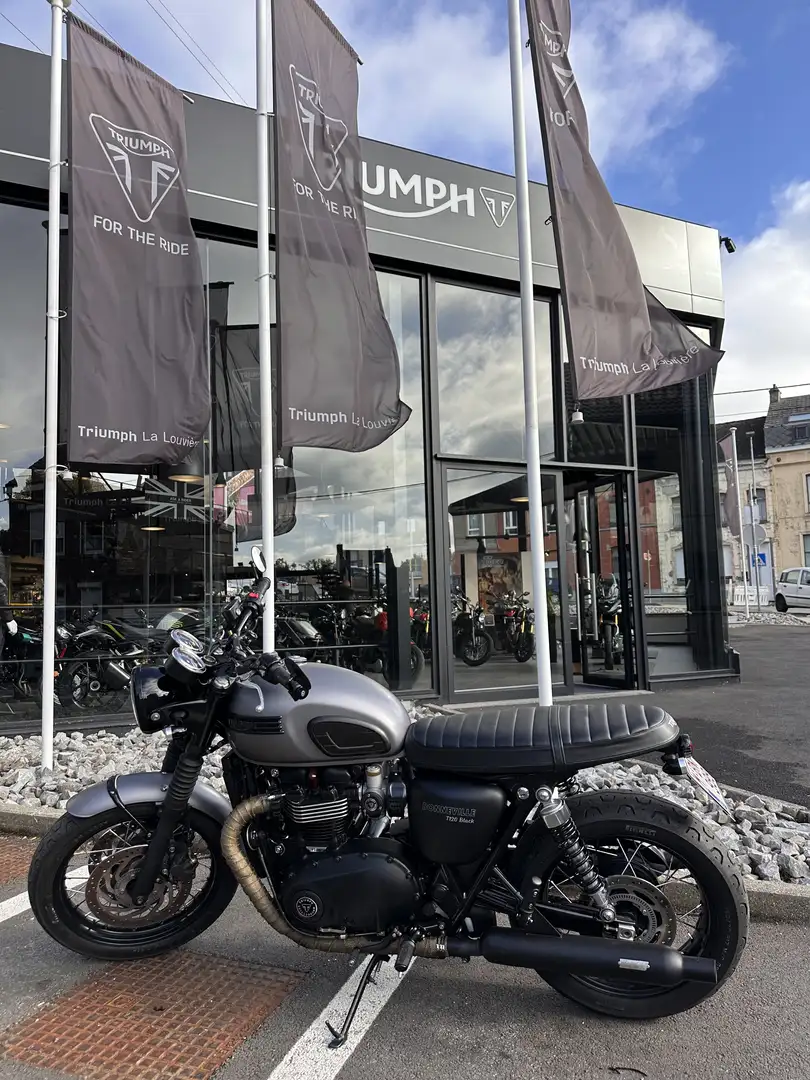 Triumph Bonneville T120 Black édition Gris - 2