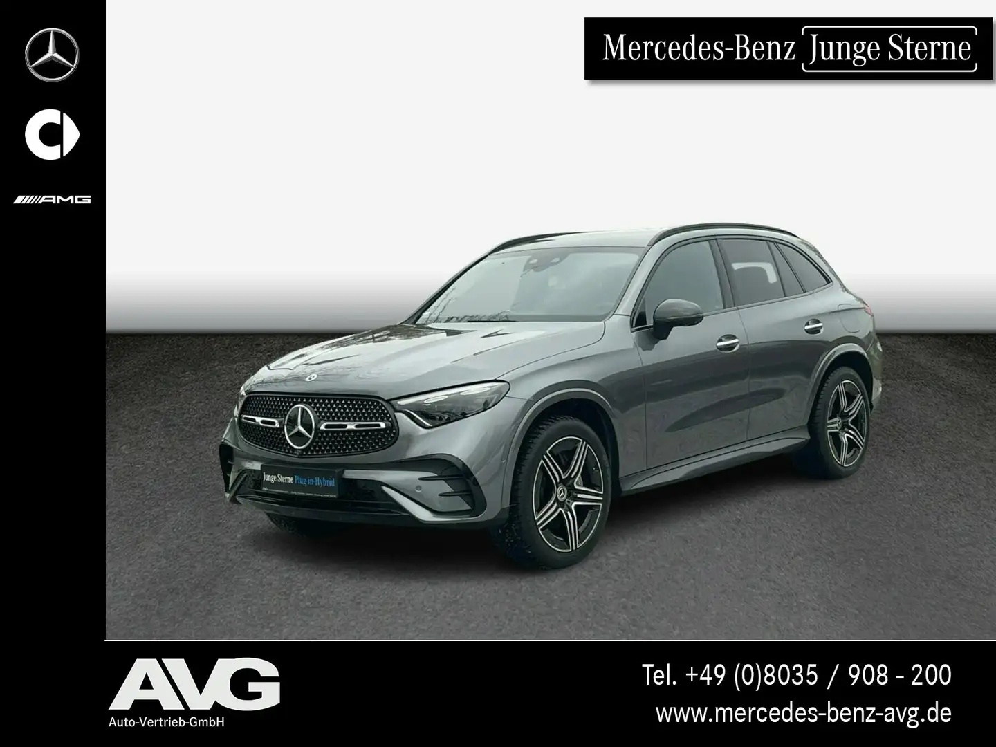 Mercedes-Benz GLC 300 GLC 300 e 4M AMG MBUX Distronic 360° Night Navi Grau - 1