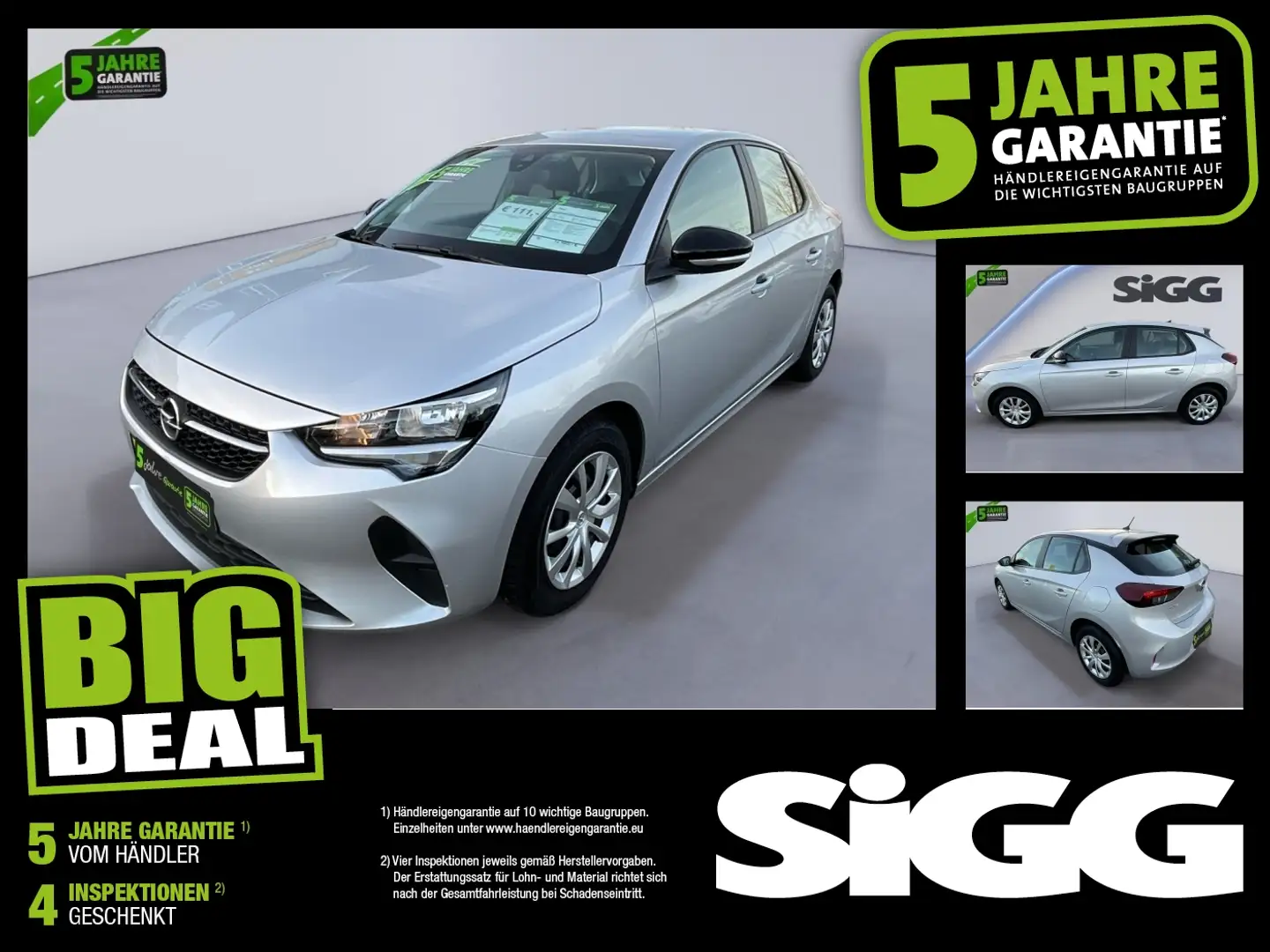 Opel Corsa F 1.2 Edition Allwetterreifen Argent - 1