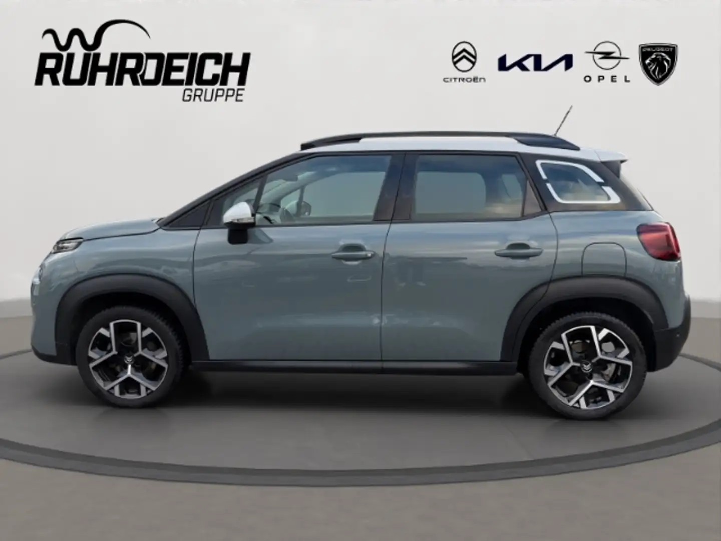 Citroen C3 Aircross Shine Pack El. Panodach Navi Leder Apple CarPlay A Grün - 2