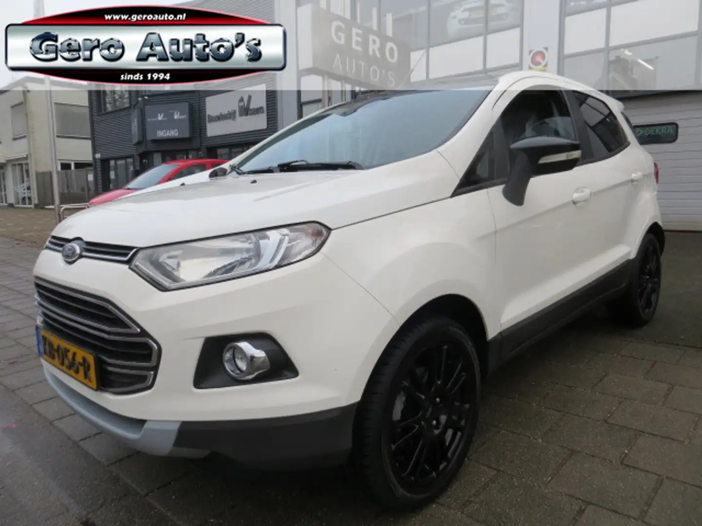Ford EcoSport 1.0 EcoBoost Titanium nl-auto ,airco ecc ,trekhaak Wit - 1