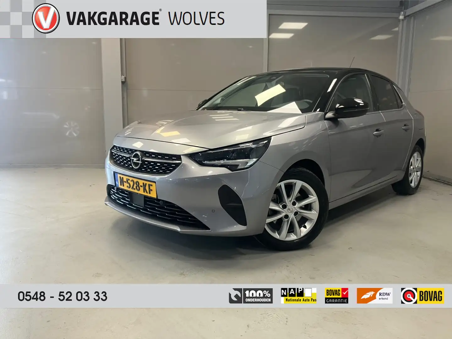 Opel Corsa Elegance 1.2Turbo | LED | NAVI | CAMERA| CRUISE CO Grijs - 1