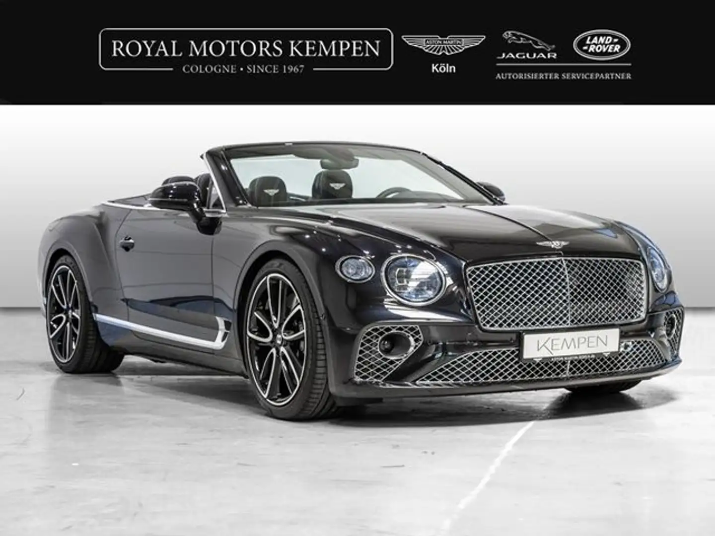 Bentley Continental V8 Convertible Mulliner, Massage Schwarz - 1