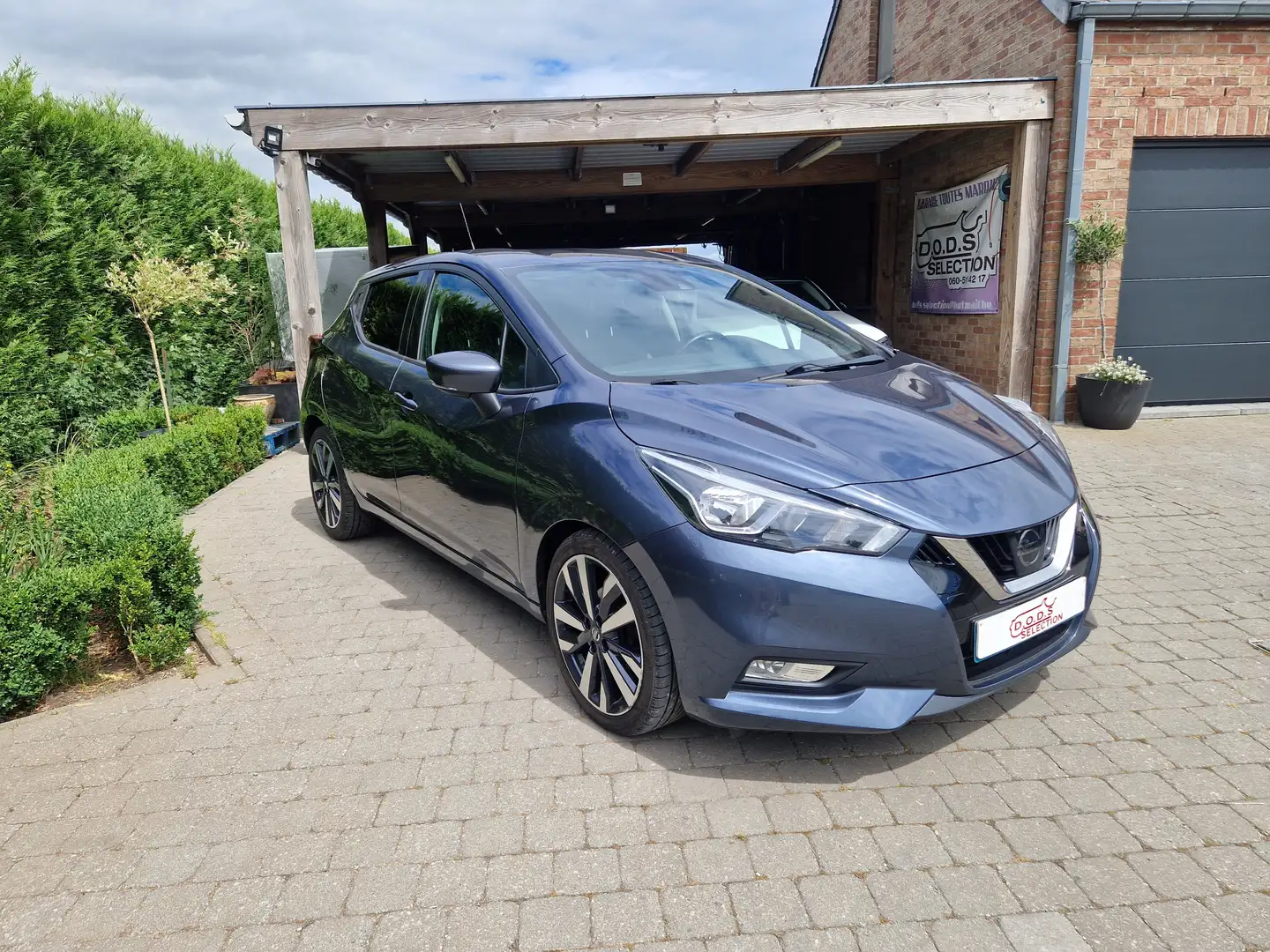 Nissan Micra Micra 1.0 IG-T Tekna,Gps,Bose,caméracclim auto Grijs - 1