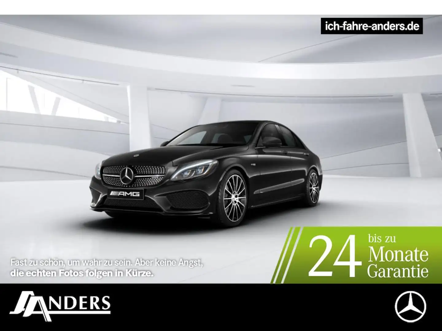 Mercedes-Benz C 43 AMG 4M COM+Pano+Burm+perf.Sitze+LED+Kamera Noir - 1