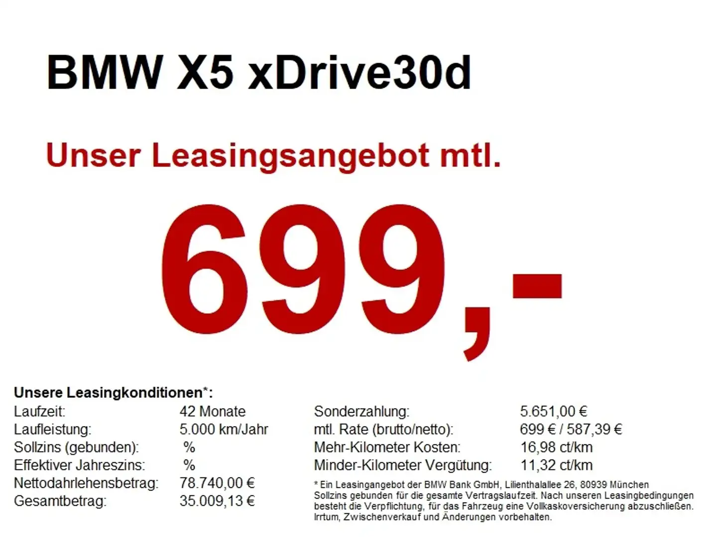 BMW X5 xDrive30d M Sportpaket Komf.Sitz.H/K.AHK.PANO Grau - 1