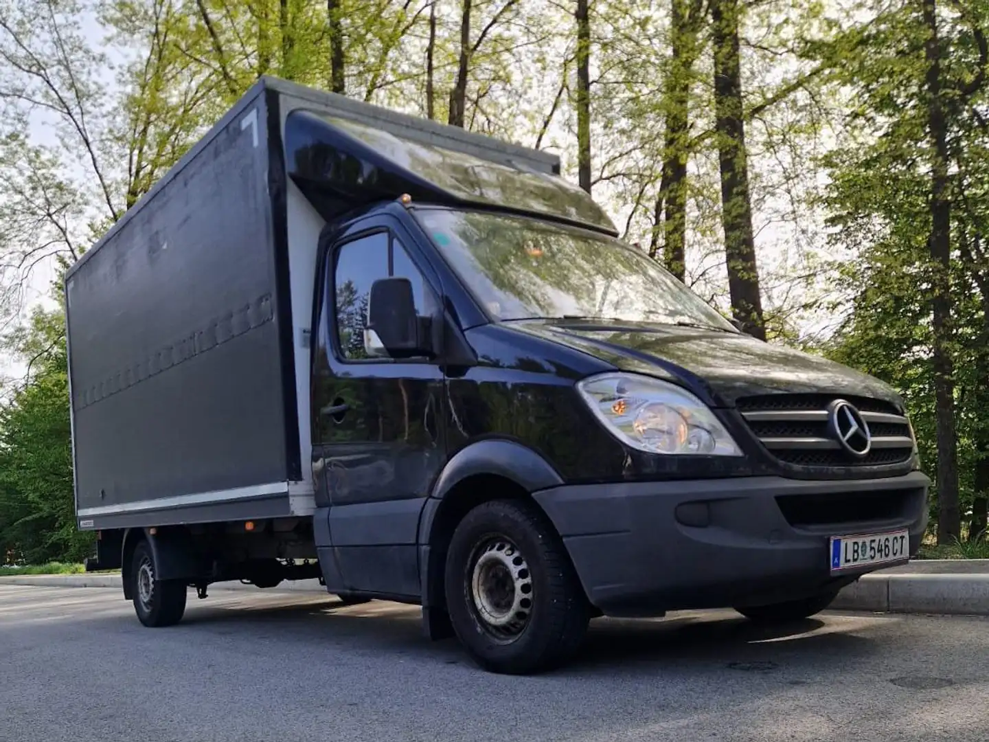 Mercedes-Benz Sprinter 313CDI Fahrgestell mit Kastenaufbau Schwarz - 1