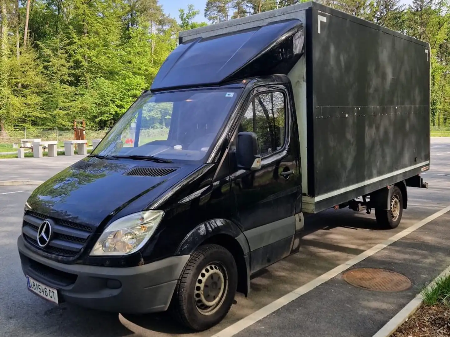 Mercedes-Benz Sprinter 313CDI Fahrgestell mit Kastenaufbau Schwarz - 2
