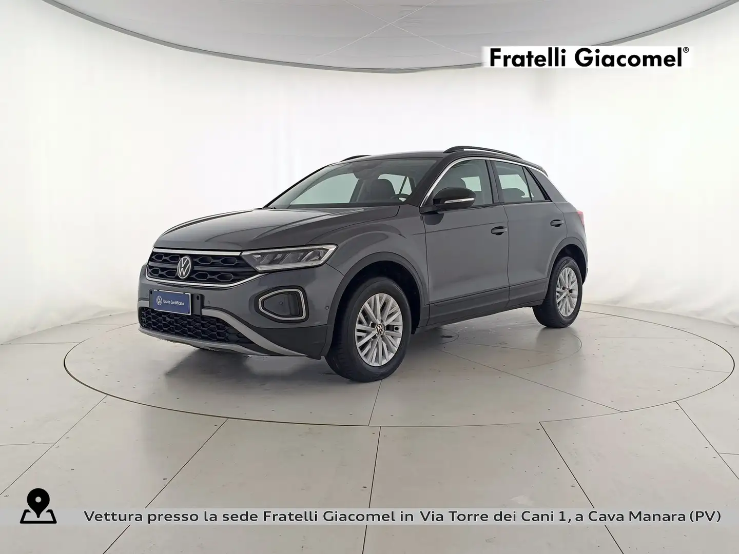 Volkswagen T-Roc 2.0 tdi life 150cv dsg Gris - 1