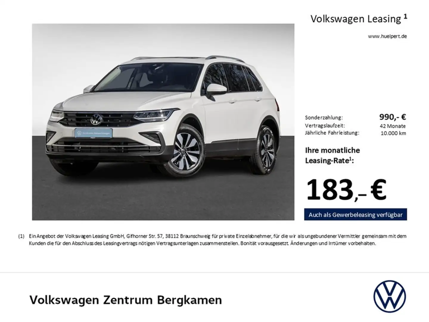 Volkswagen Tiguan 1.5 MOVE PANO CAM ACC ALU eKLAPPE NAVI Blanc - 2