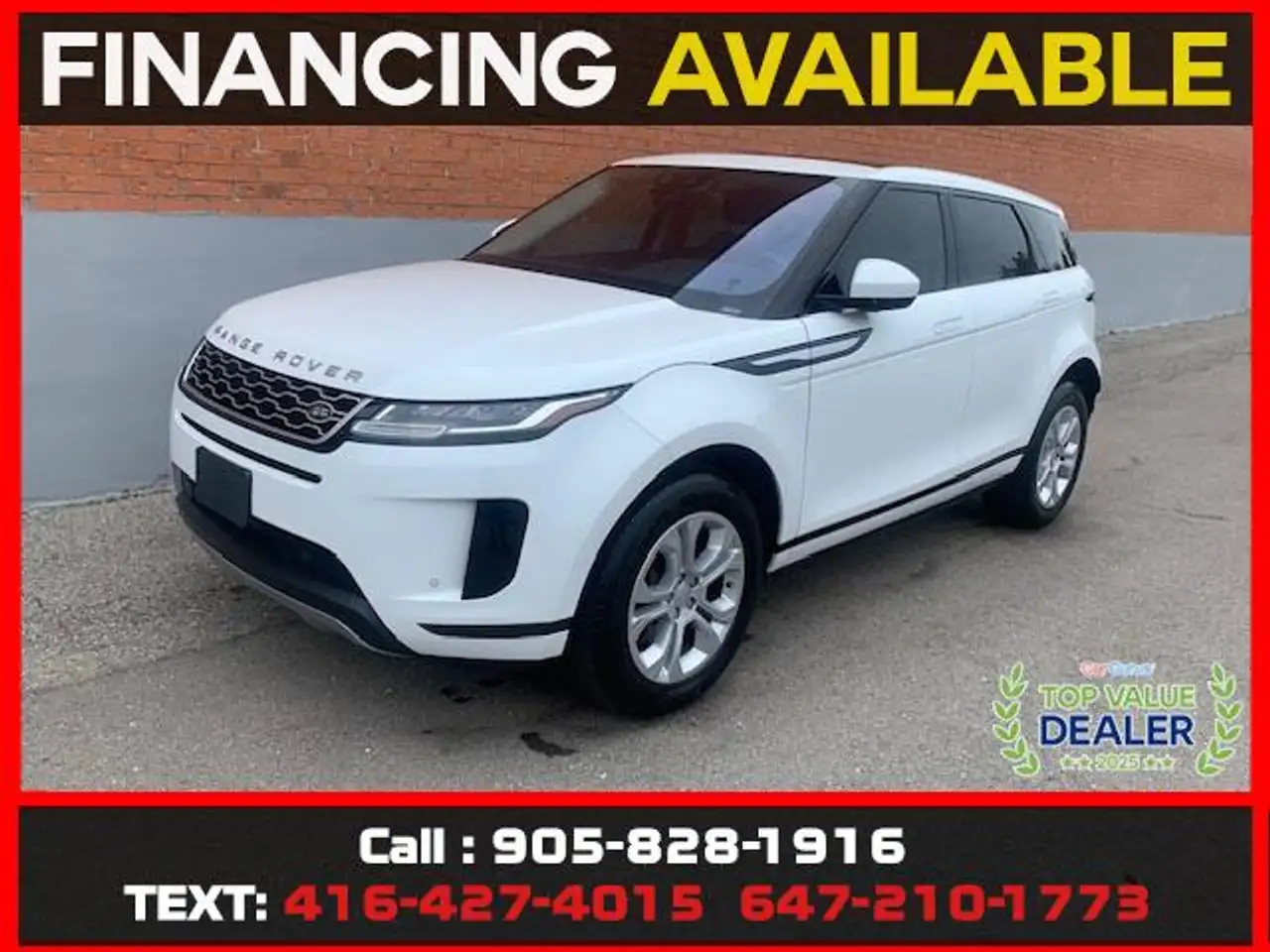 2020 Land Rover Range Rover Evoque