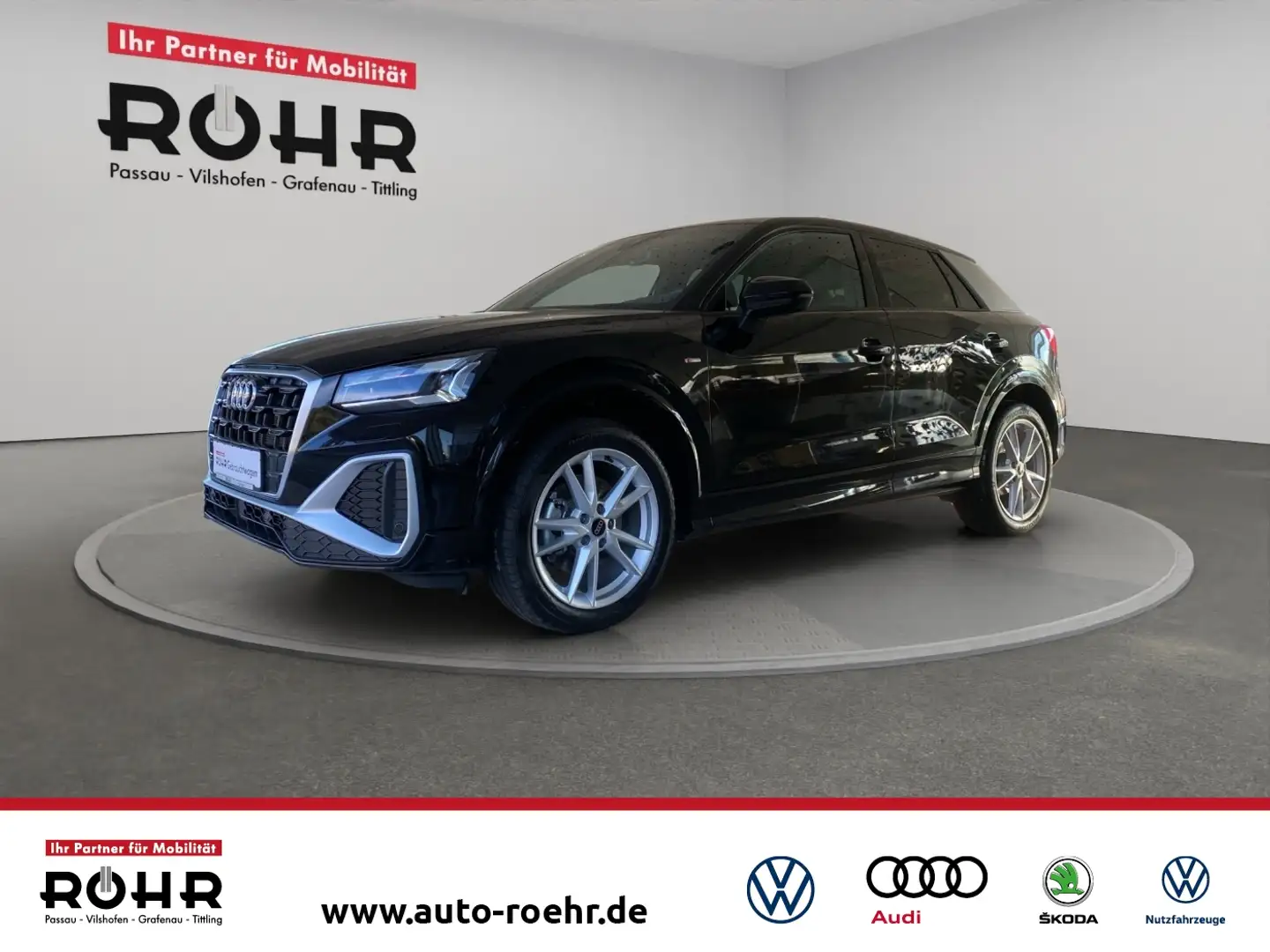 Audi Q2 S line (Matrix-LED.SHZ.NAVI.PDC) 40 TFSI quattro S Schwarz - 1