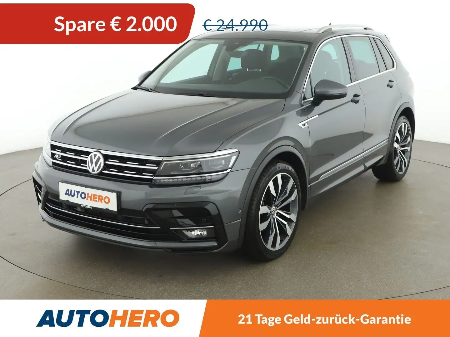 Volkswagen Tiguan 1.4 TSI ACT Highline BMT R-Line Aut. *LED*ACC*AHK* Grau - 1