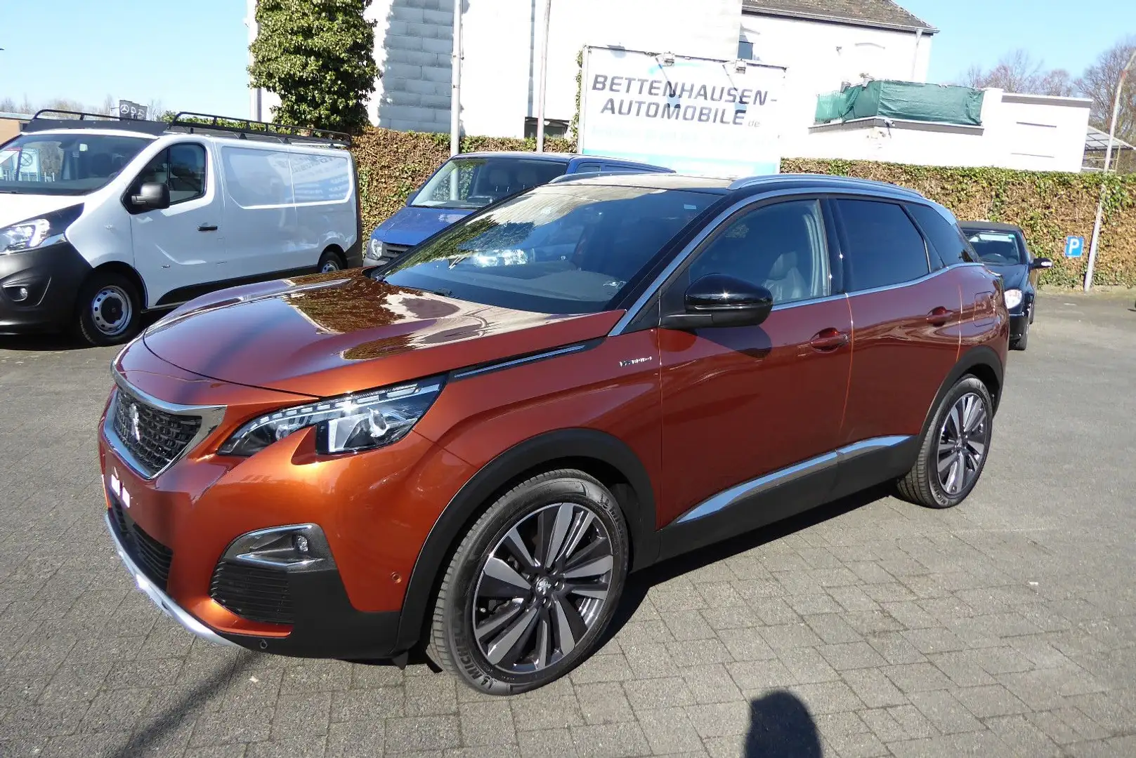 Peugeot 3008 Hybrid4 300 GT Pano-SD Leder Marrone - 1