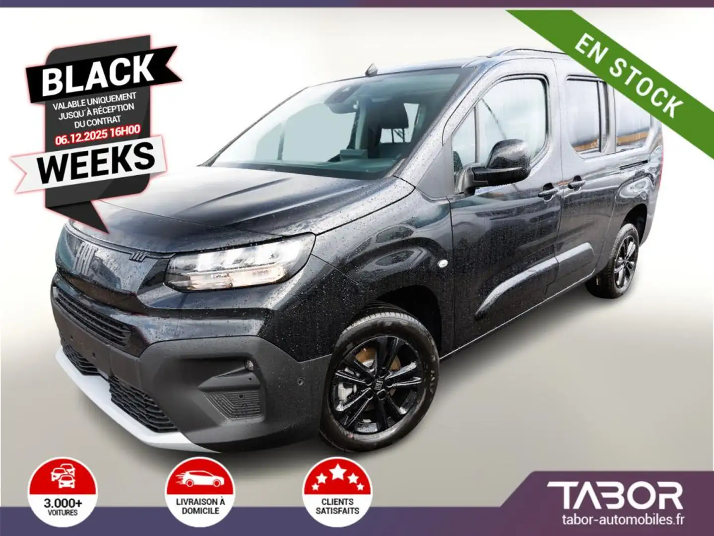 Fiat Doblo Kombi 1.5 Maxi BHDi 130 Cam Keyl 16" Noir - 1