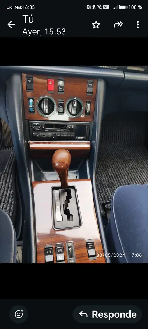 Mercedes-Benz S 380 3800 w126 Albastru - 1