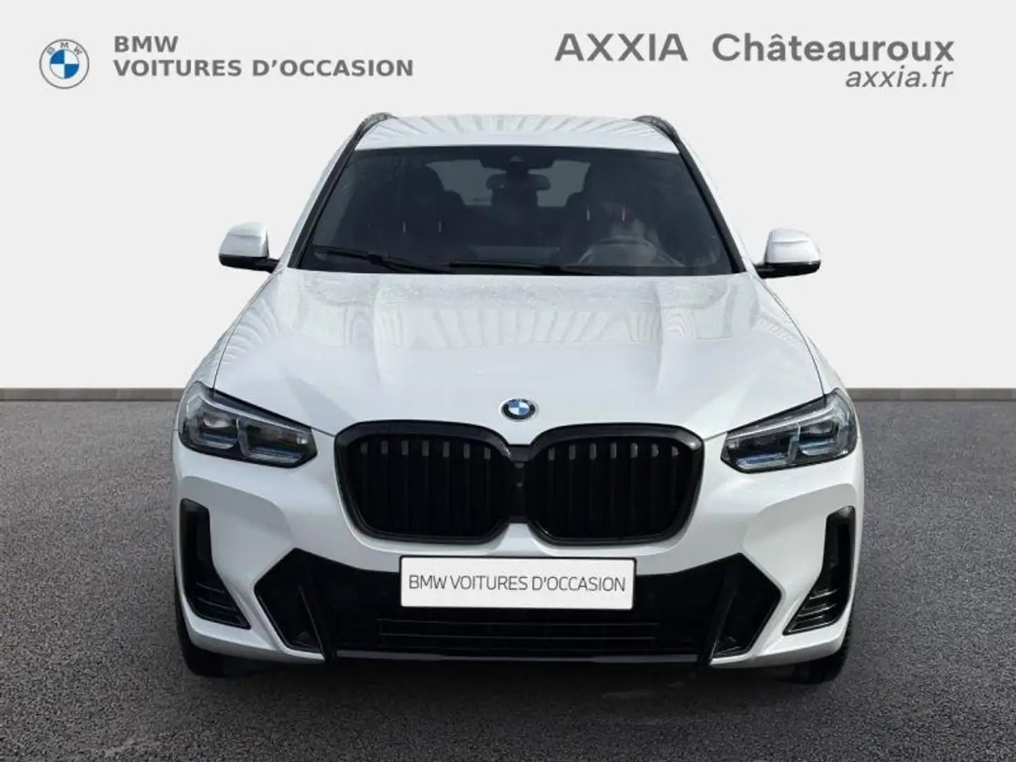 BMW X3 xDrive20d 190ch M Sport Blanc - 2