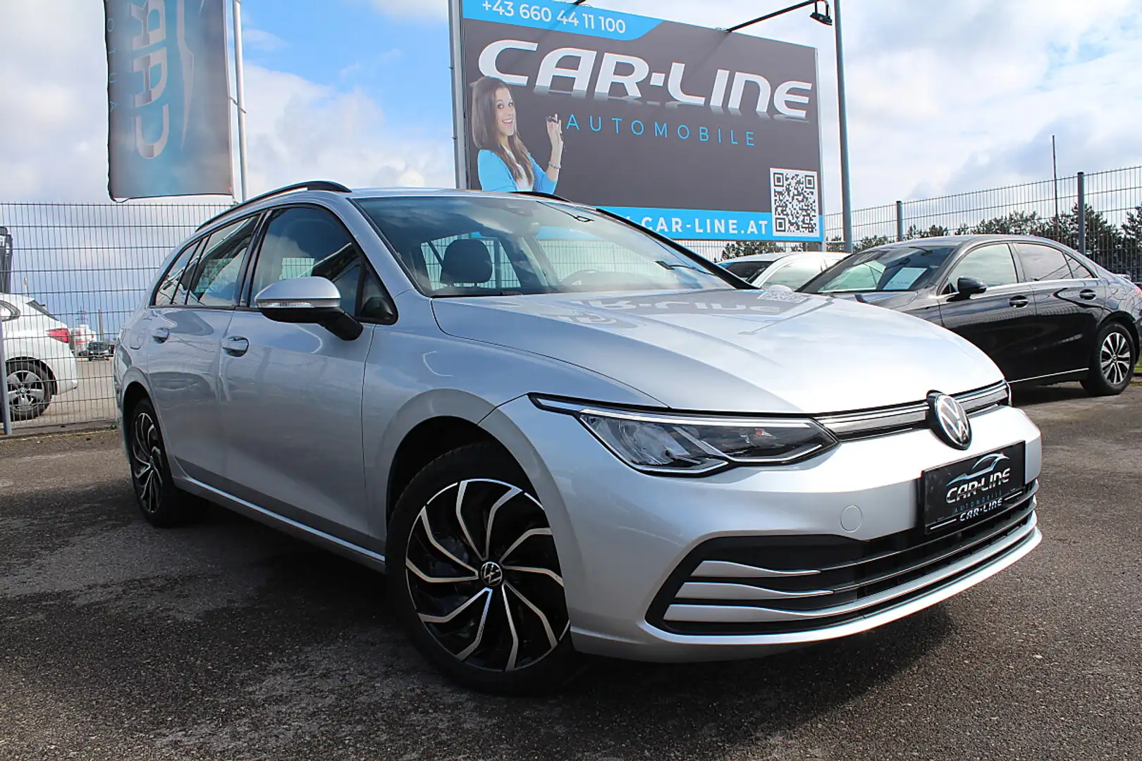 Volkswagen Golf Variant 2,0 TDI Life DSG AHK ACC Lane Assist Front Assi... Silber - 1