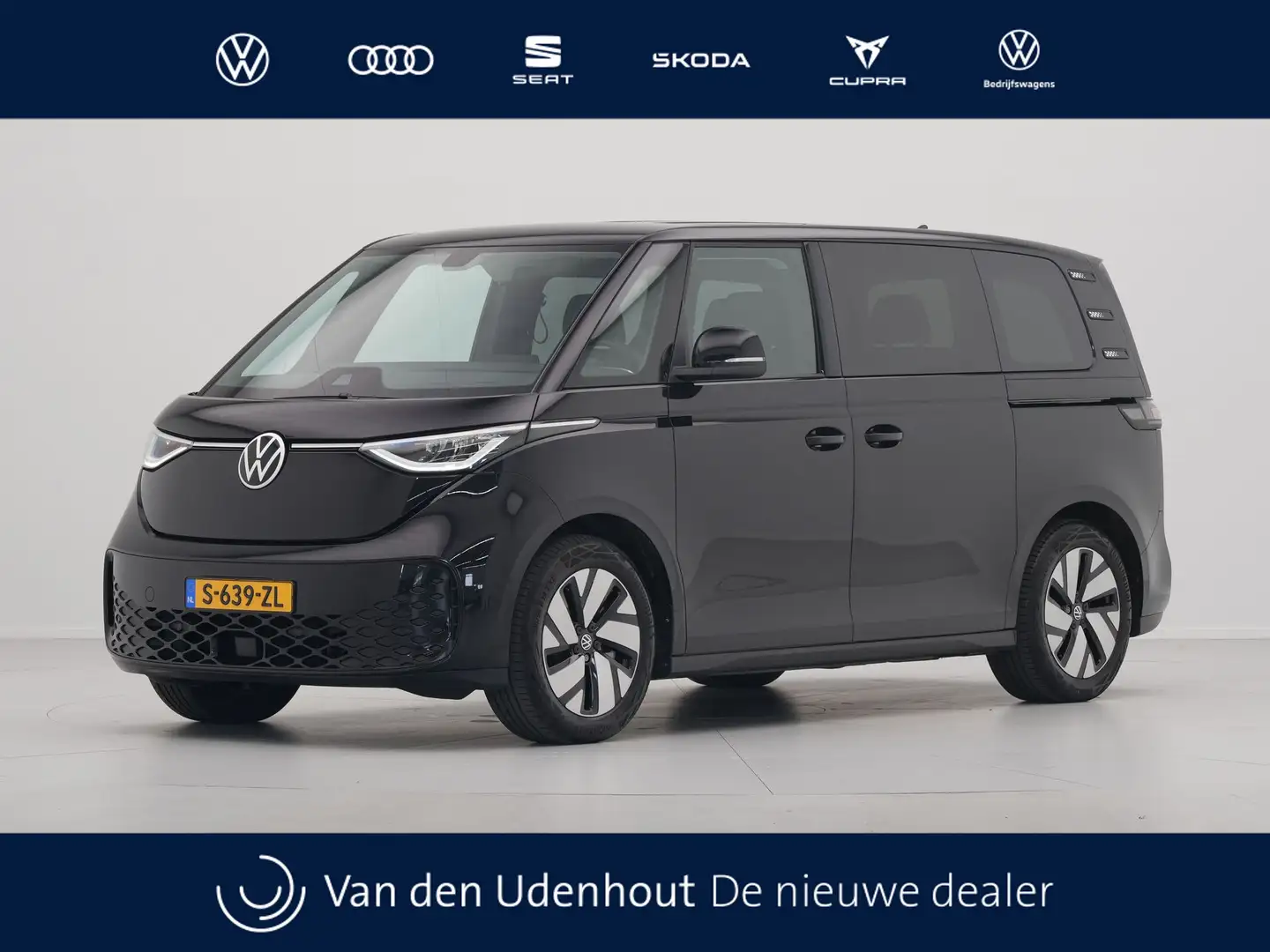 Volkswagen ID. Buzz 1st 77kWh 204pk Navigatie Camera Acc Carplay Zwart - 1