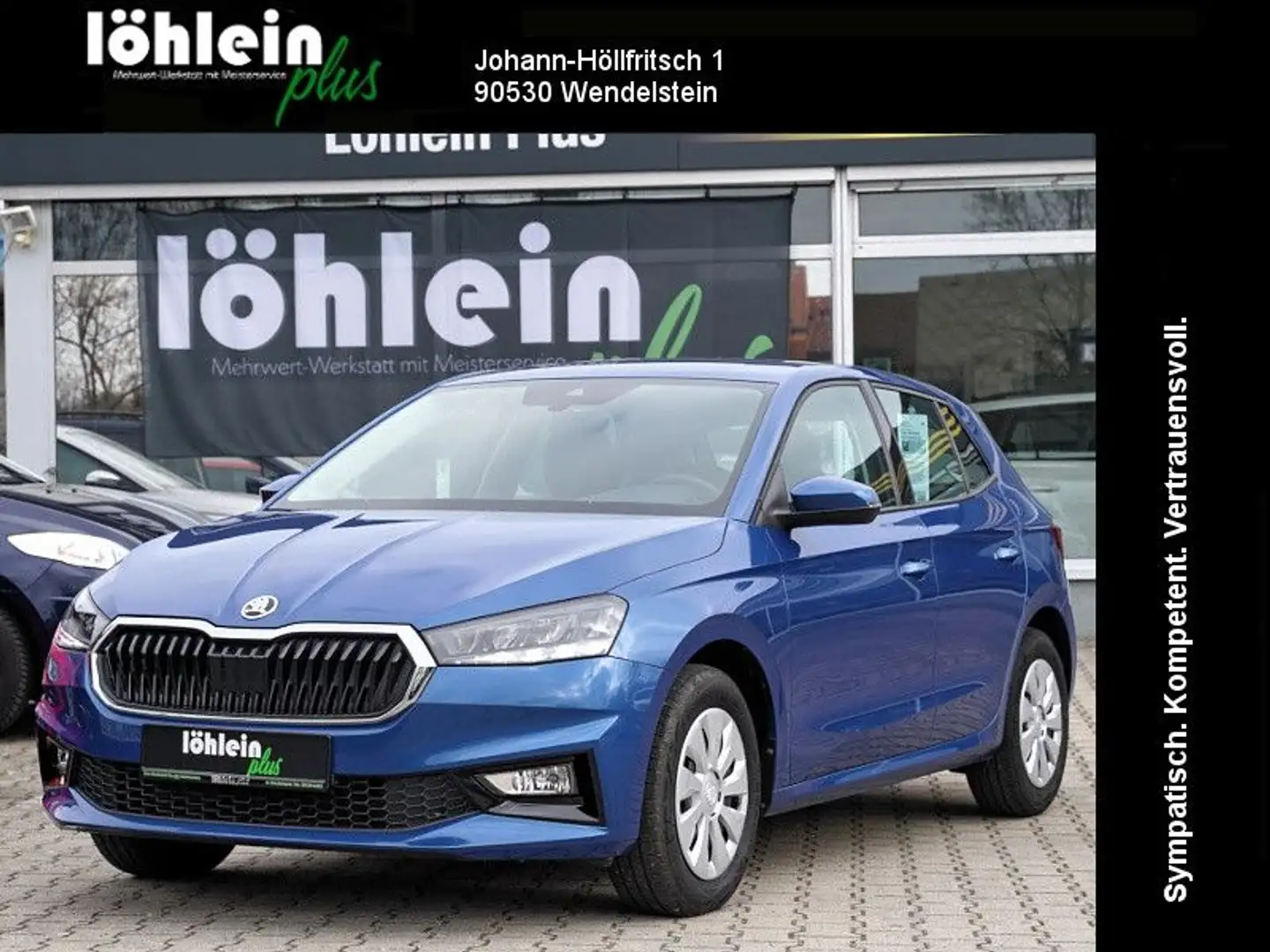 Skoda Fabia Selection 80PS*ANHÄNGEKPLG. Blau - 1