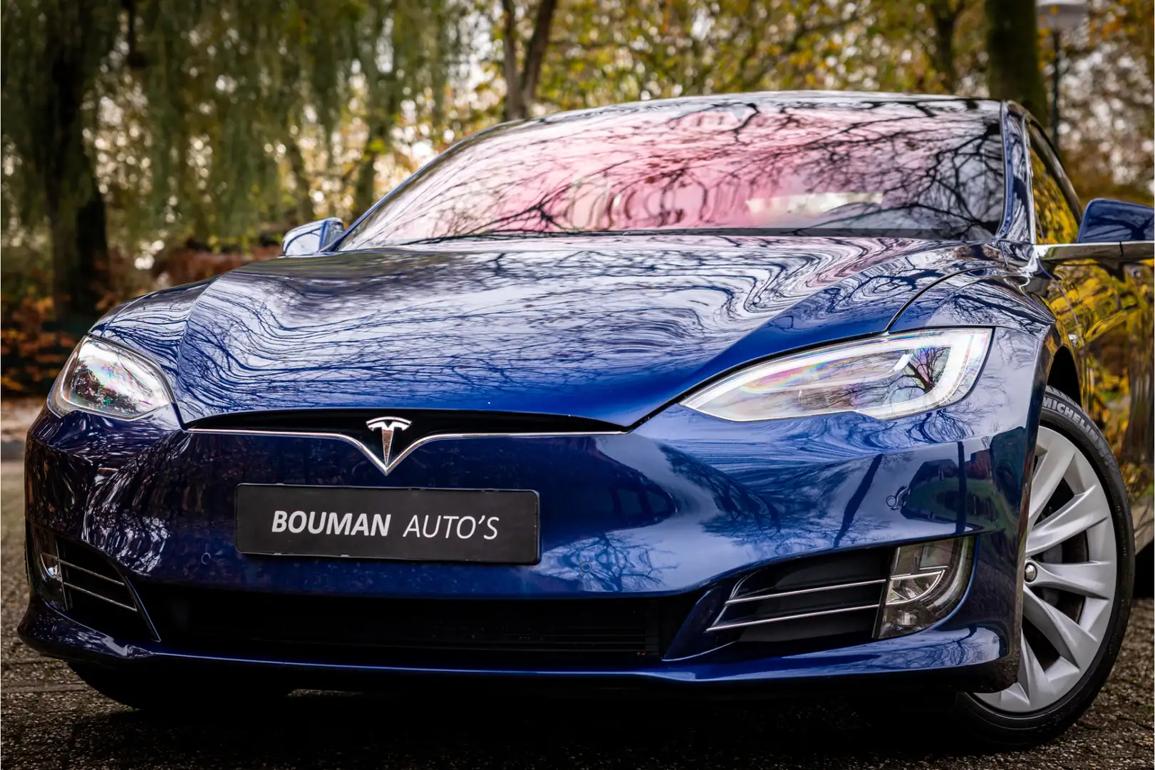 Tesla Model S 90D incl BTW Enhanced Autopilot Luchtvering Blu/Azzurro - 2