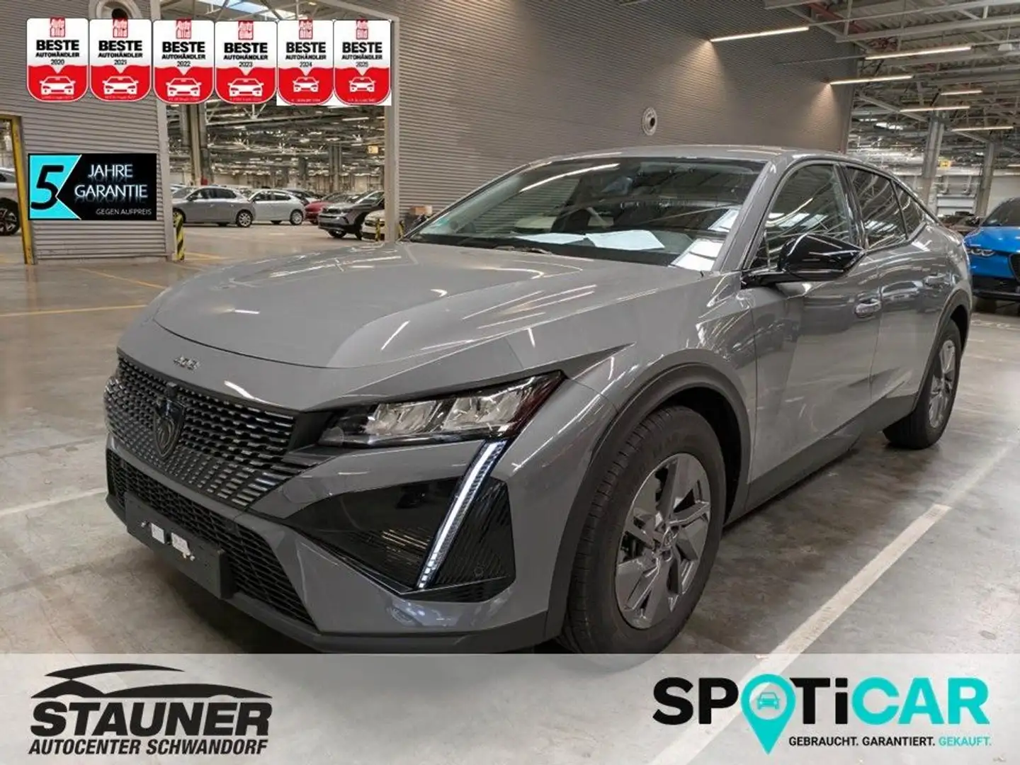 Peugeot 408 Allure Hybrid 145PS e-DSC6 *360° KAMERA* Gris - 1