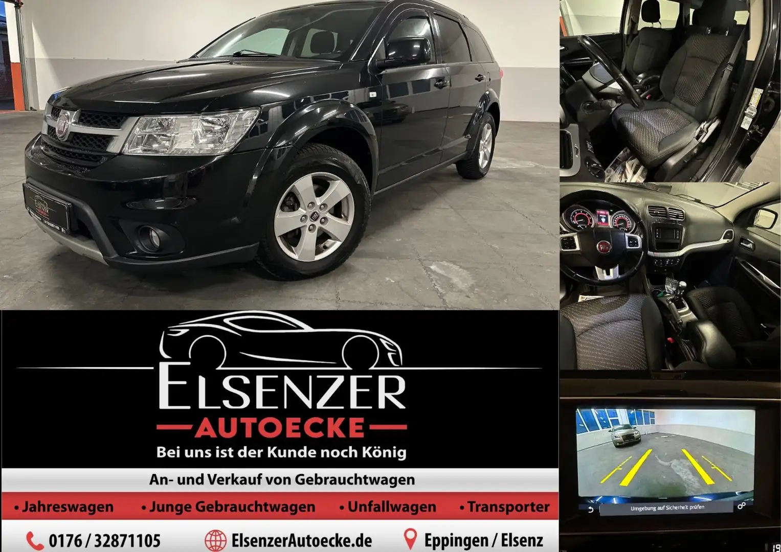 Fiat Freemont Urban SHZ El. Sitze 7.Sitze Schwarz - 1