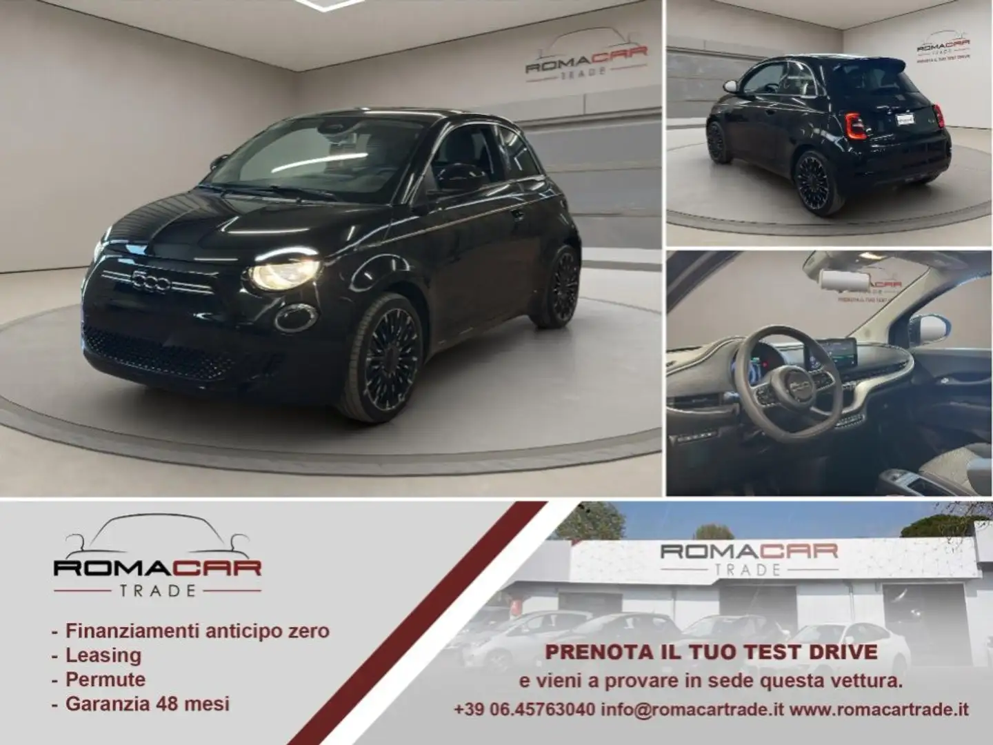 Fiat 500e 3+1 42 kWh Icon Grigio - 1