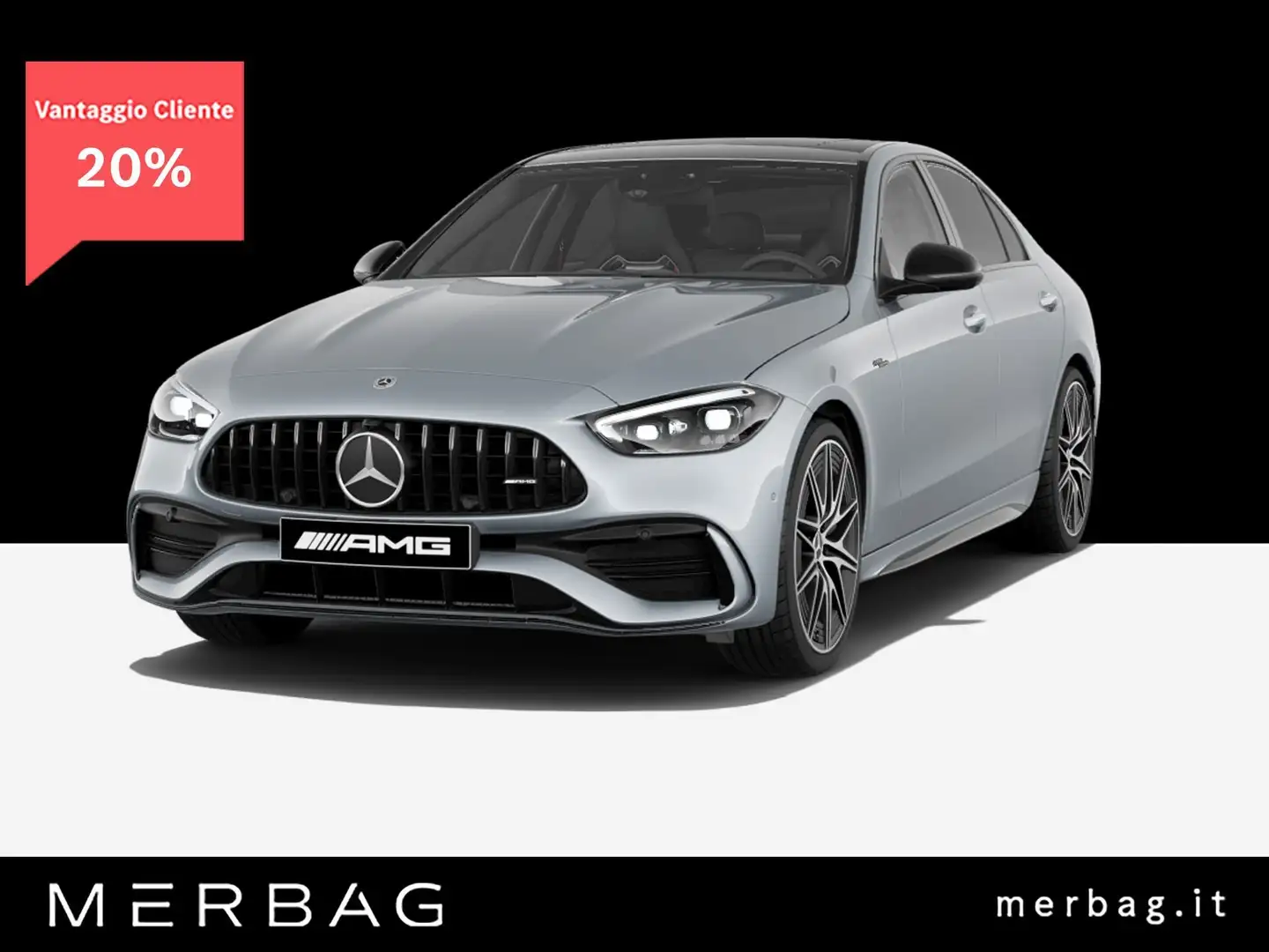 Mercedes-Benz C 43 AMG 4Matic+ Mild hybrid Premium Pro Argento - 1