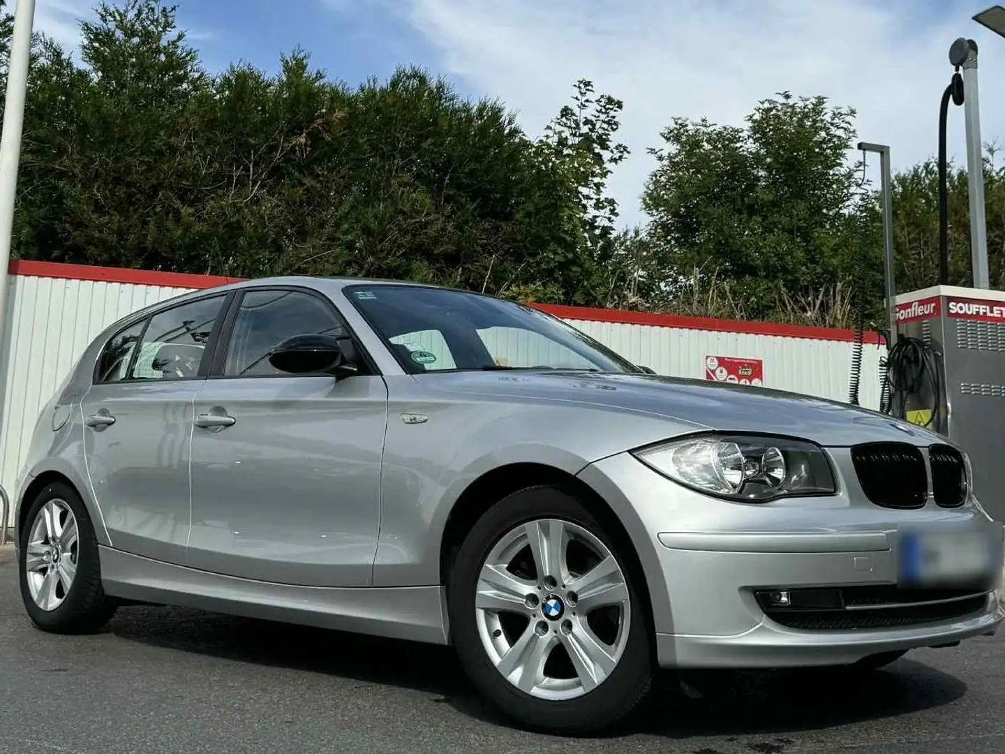 BMW 118 118i 143 ch Sport Design Gris - 1