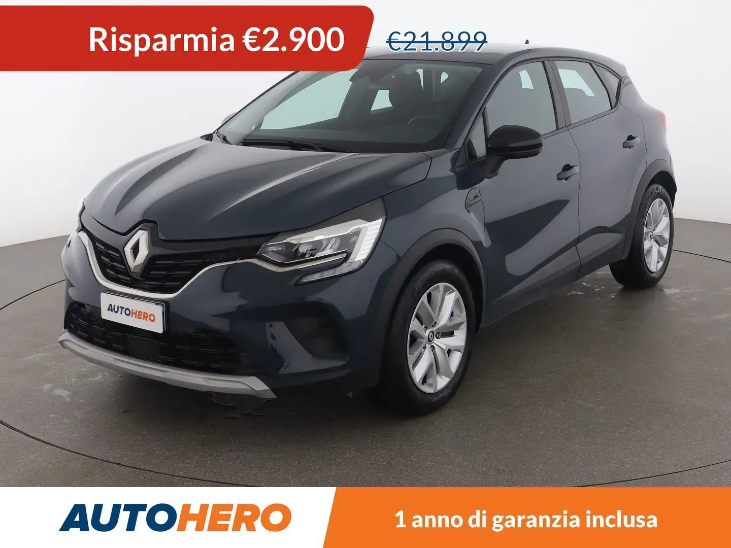 Renault Captur 1.6 Hybrid E-Tech Equilibre 145 CV FHEV Blauw - 1