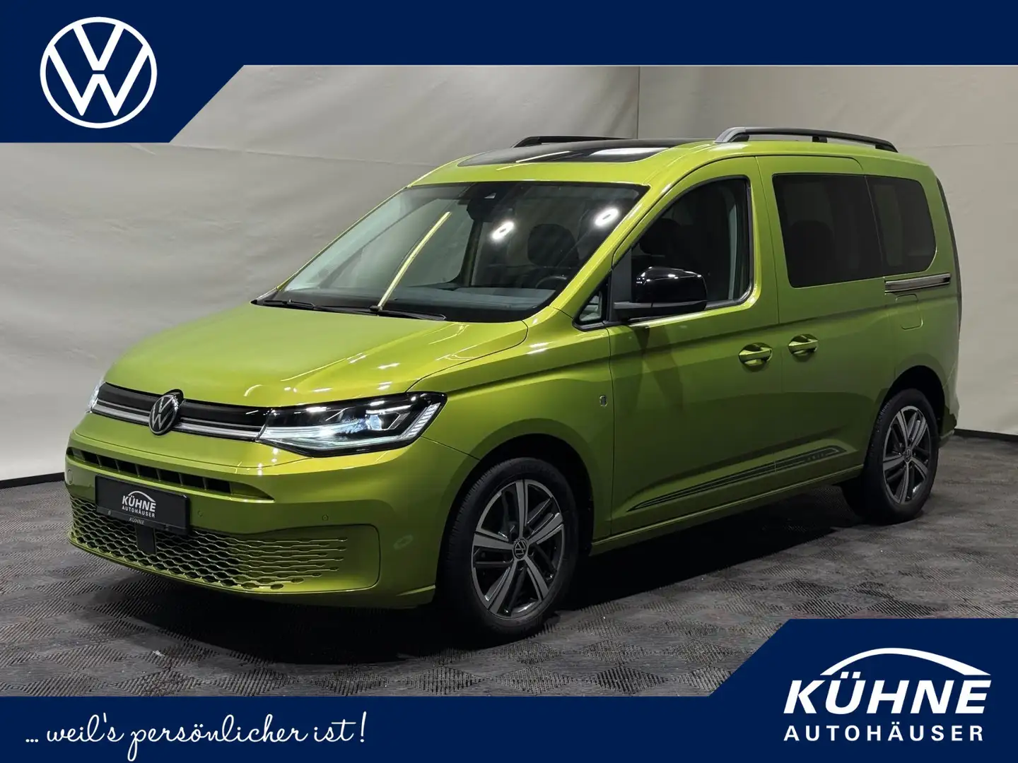 Volkswagen Caddy Move 2.0 TDI | AHK PANO LED NAVI DAB PDC Gold - 1