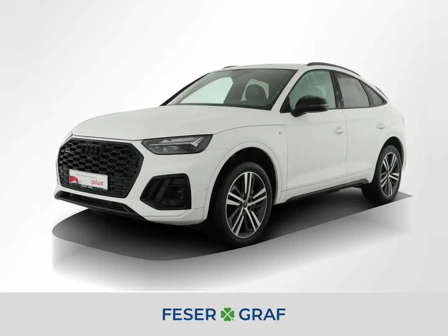 Audi Q5 Sportback 55 TFSI e S Line Int HUD,Kameras,Leder,N Weiß - 1