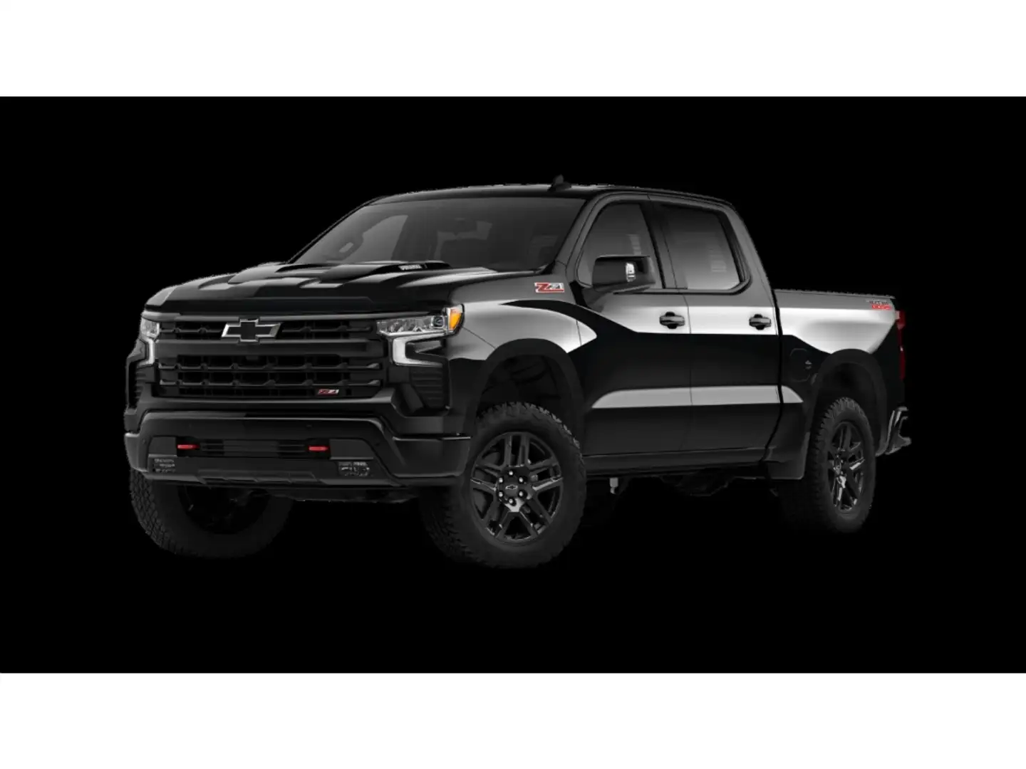 Chevrolet Silverado 1500 LT Trailboss-MY25-Vollausstattung Černá - 1