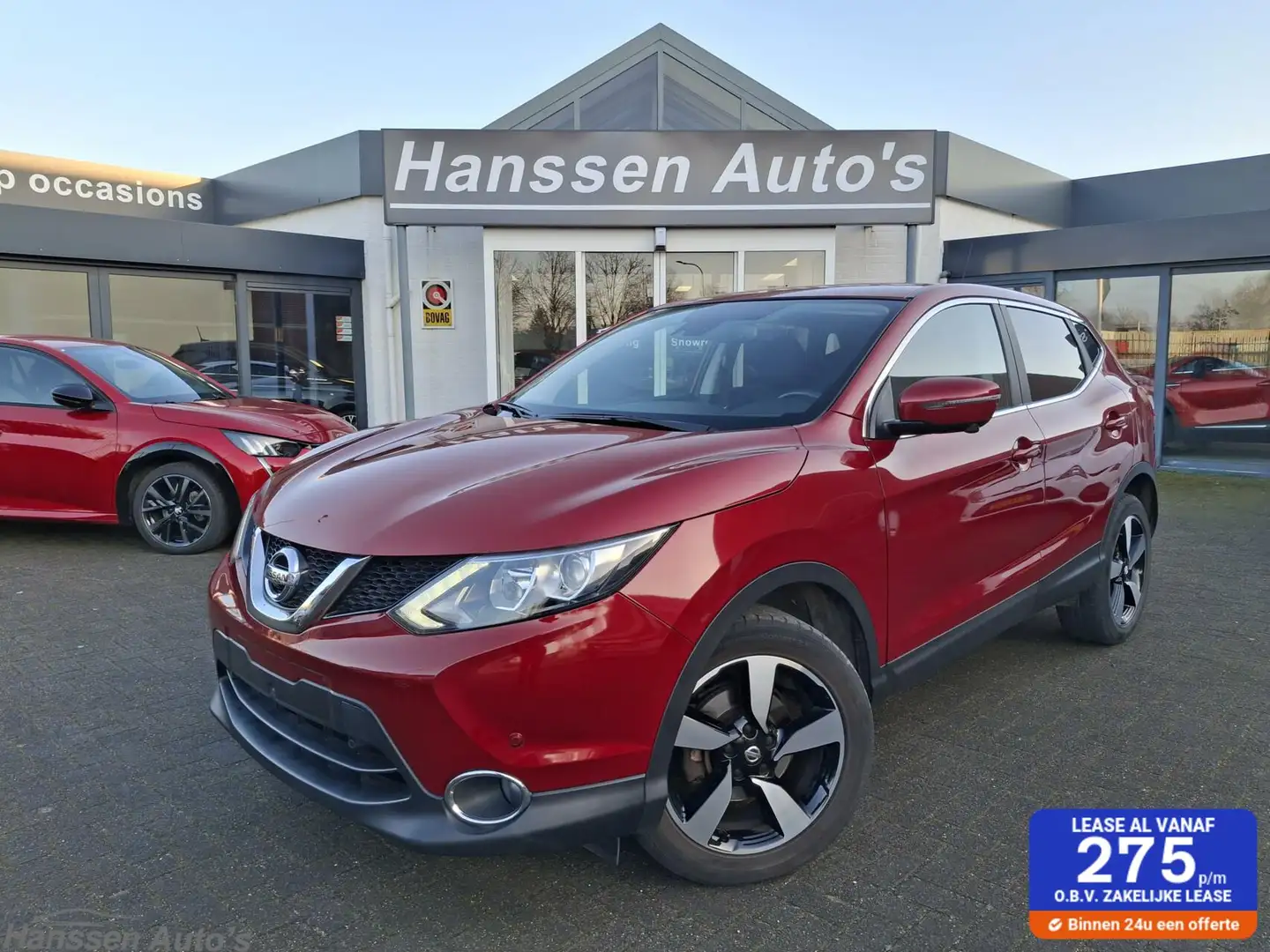 Nissan Qashqai 1.2 Acenta 360 Camera Navi LM Rouge - 1